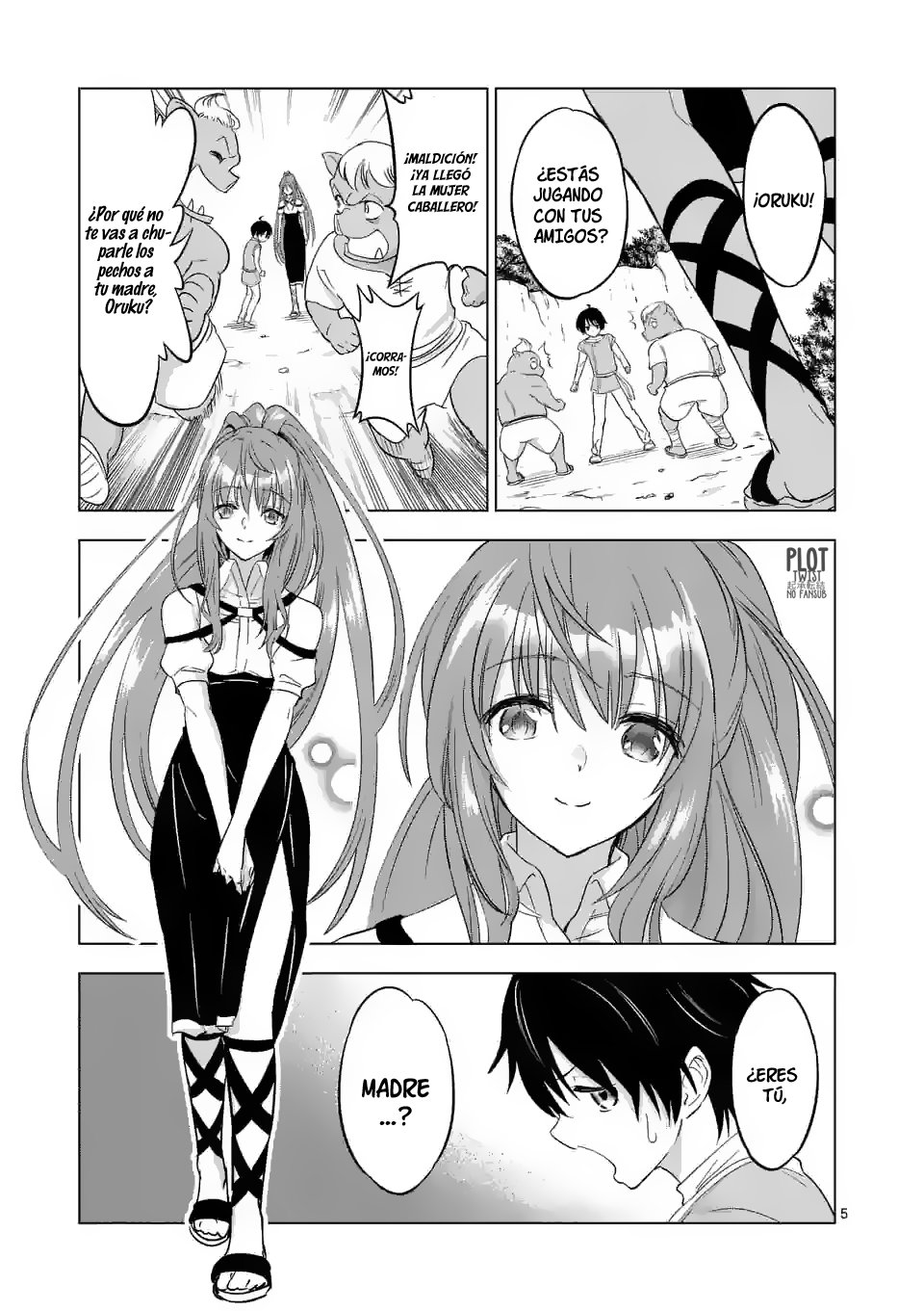 Shijou Saikyou Orc-san no Tanoshii Tanetsuke Harem Zukuri Capitulo 1: La divertida vida del orco más poderoso de la historia, creando un harem en un mundo alternativo página 6