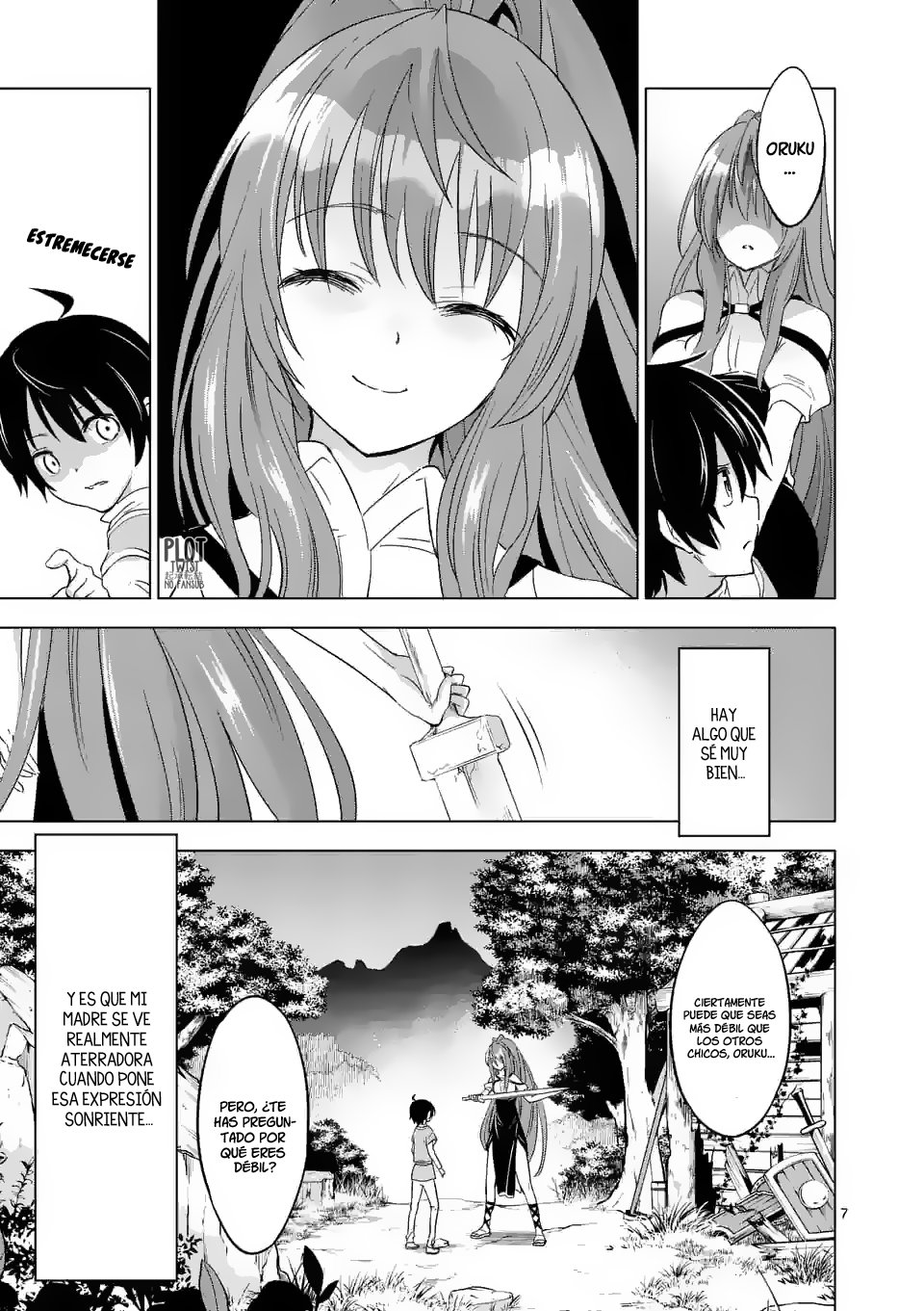Shijou Saikyou Orc-san no Tanoshii Tanetsuke Harem Zukuri Capitulo 1: La divertida vida del orco más poderoso de la historia, creando un harem en un mundo alternativo página 8