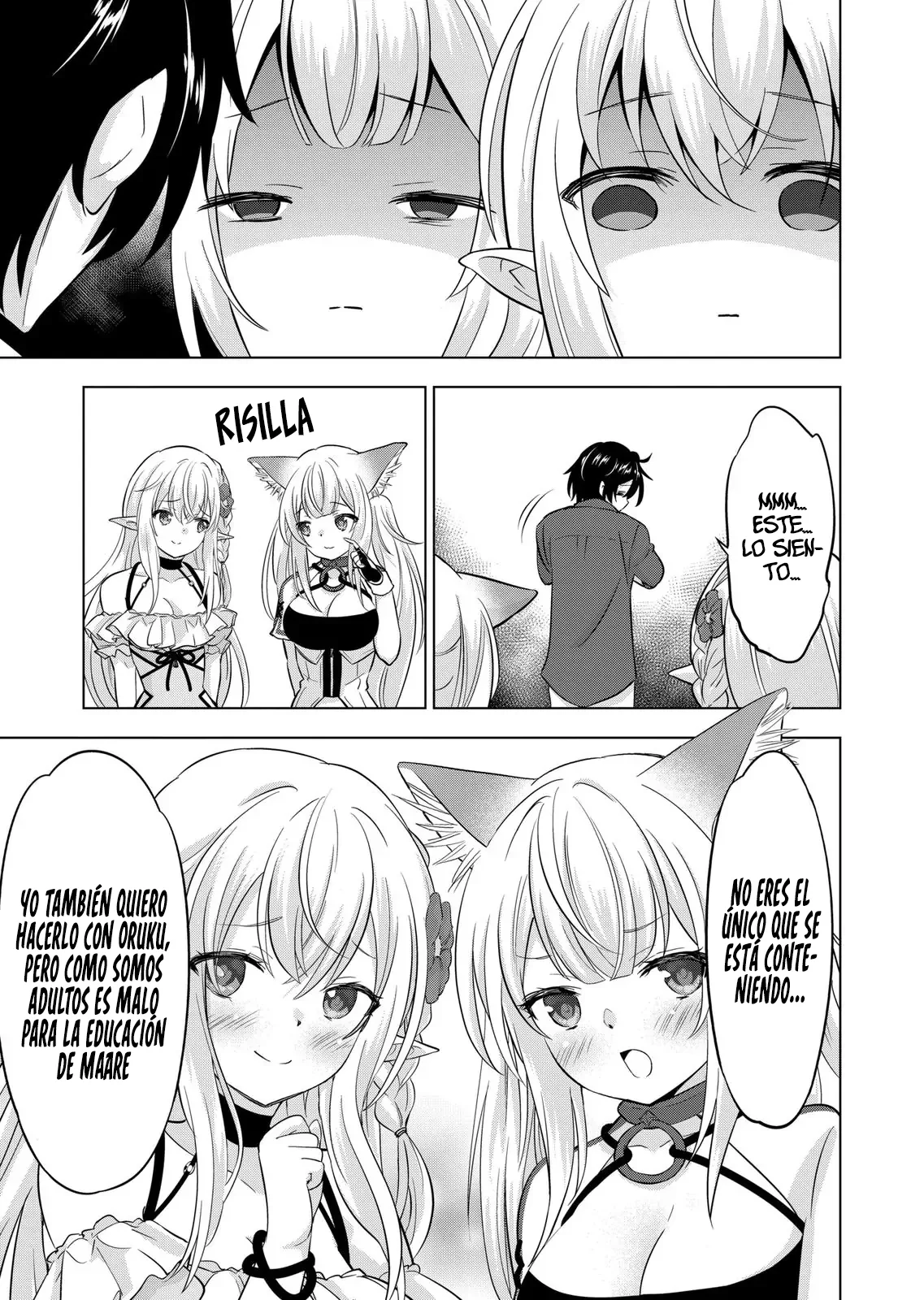 Shijou Saikyou Orc-san no Tanoshii Tanetsuke Harem Zukuri Capitulo 105 página 13