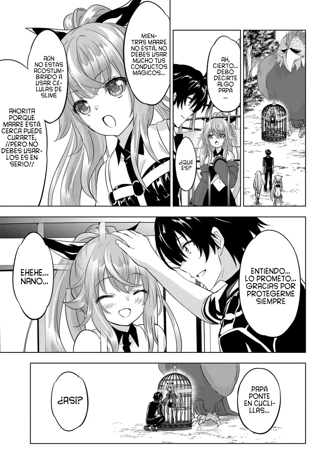 Shijou Saikyou Orc-san no Tanoshii Tanetsuke Harem Zukuri Capitulo 105 página 27