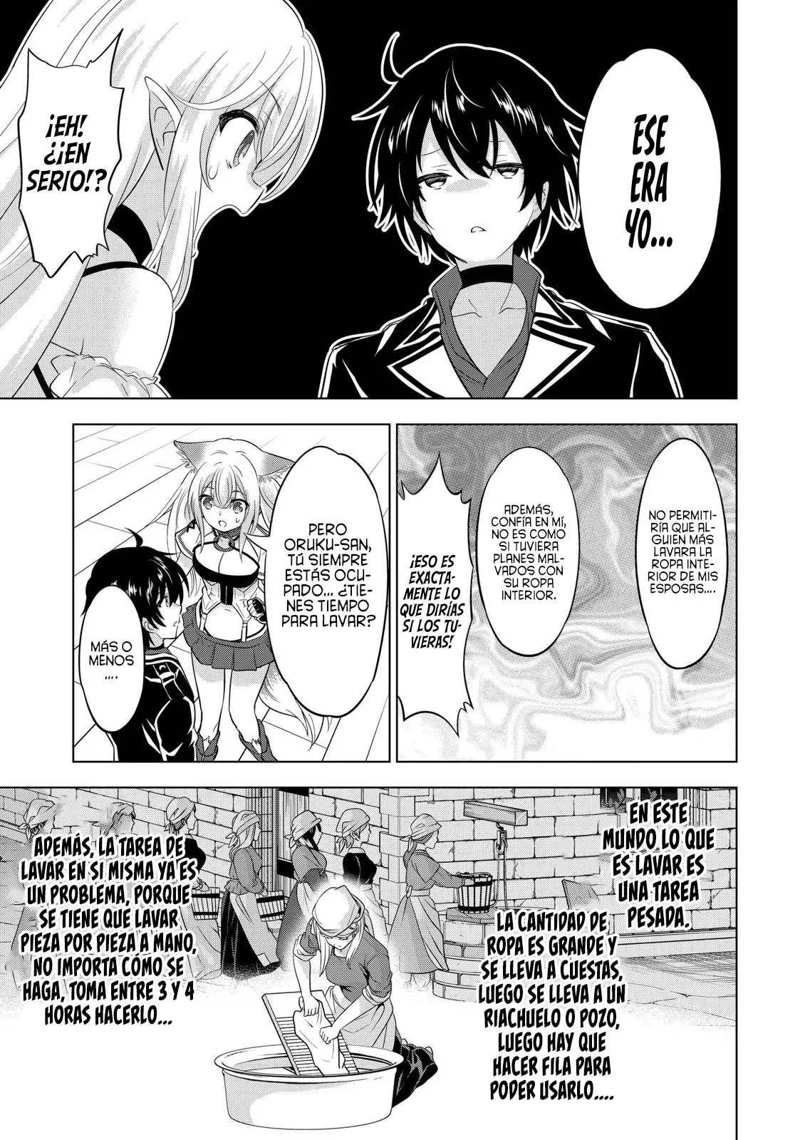 Shijou Saikyou Orc-san no Tanoshii Tanetsuke Harem Zukuri Capitulo 107 página 7