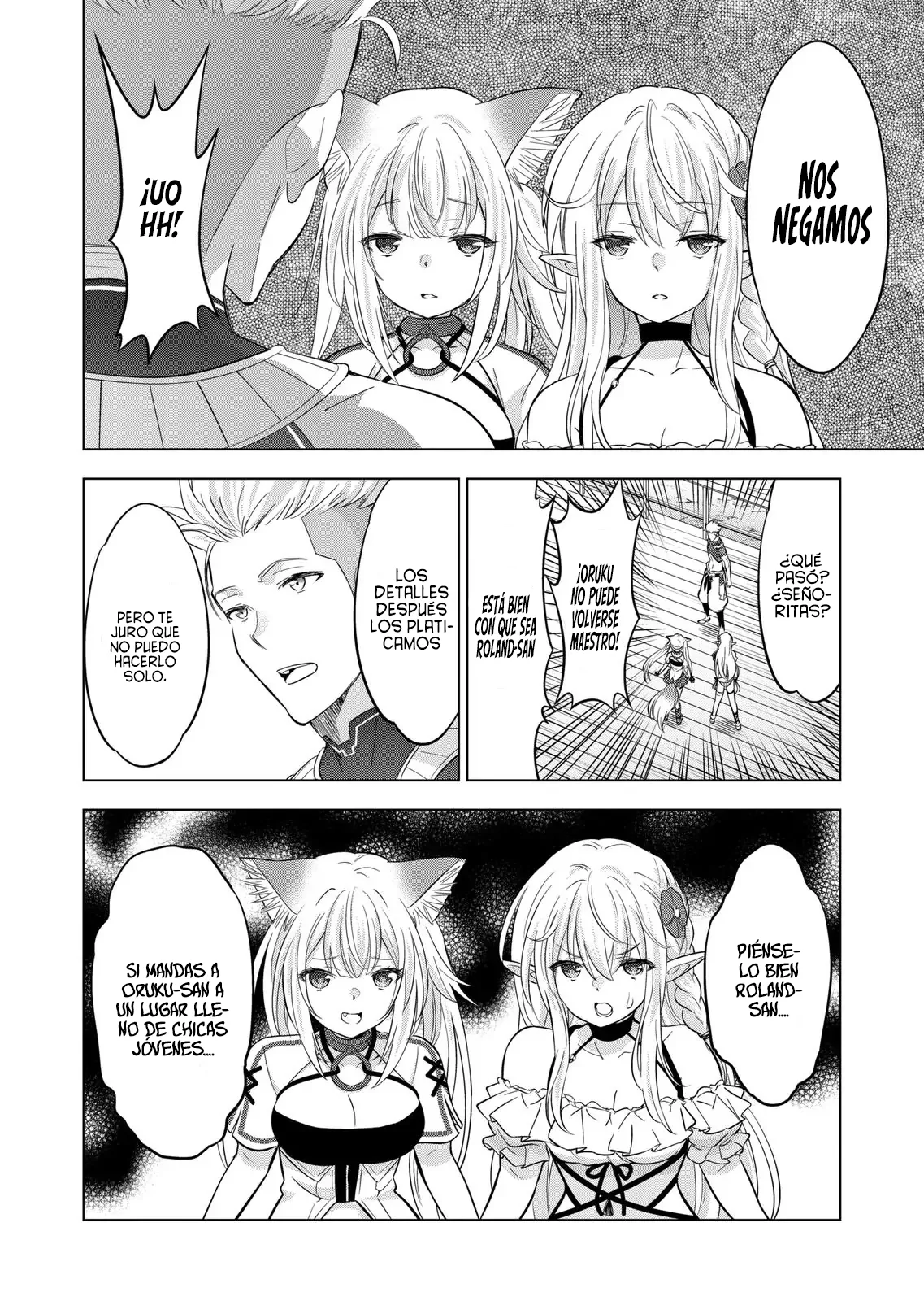Shijou Saikyou Orc-san no Tanoshii Tanetsuke Harem Zukuri Capitulo 112 página 26