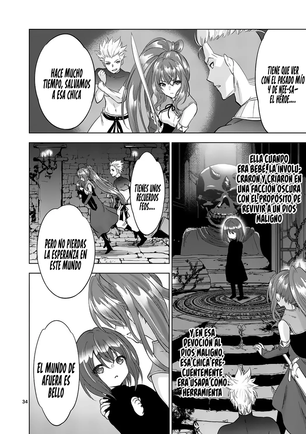 Shijou Saikyou Orc-san no Tanoshii Tanetsuke Harem Zukuri Capitulo 113 página 36