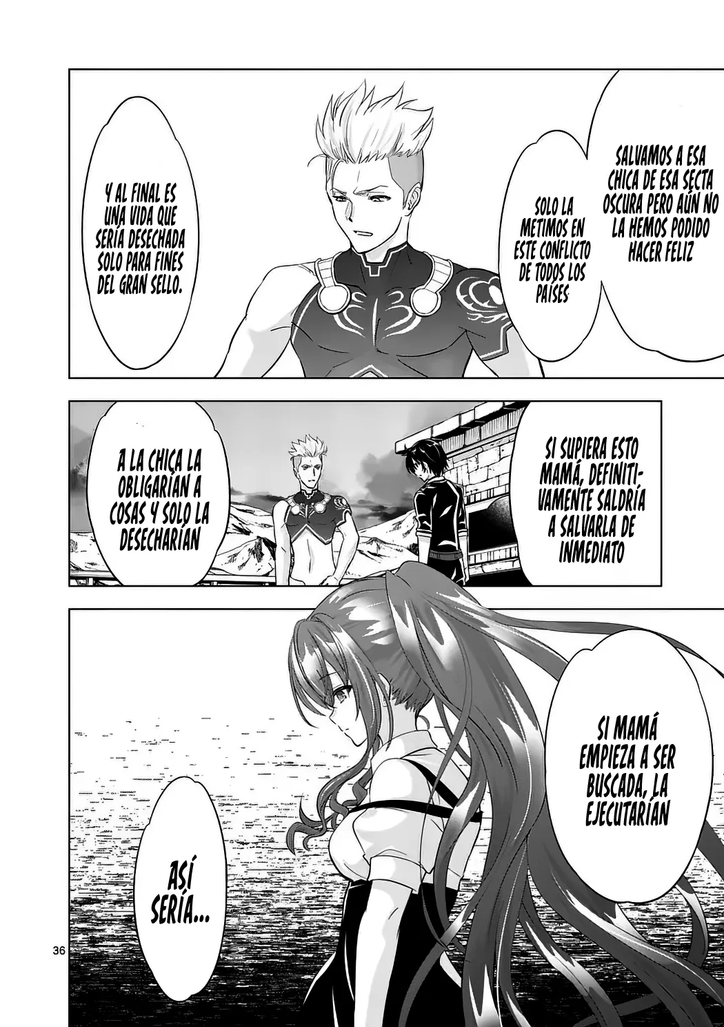 Shijou Saikyou Orc-san no Tanoshii Tanetsuke Harem Zukuri Capitulo 113 página 38