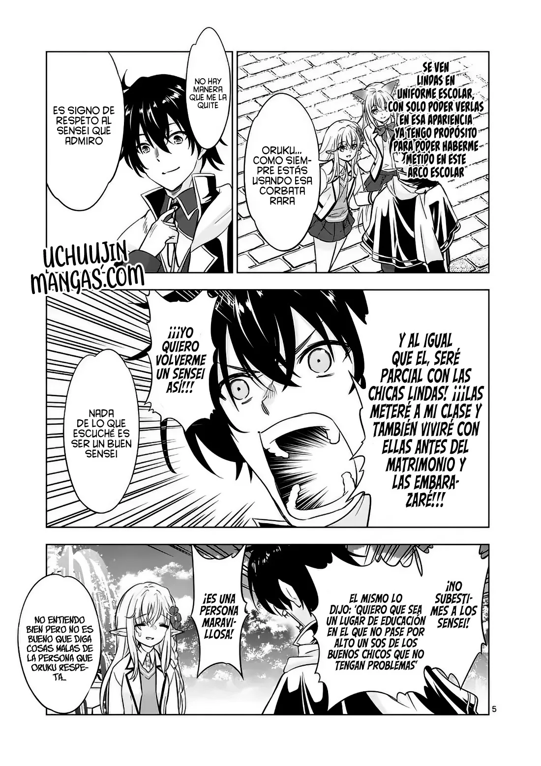 Shijou Saikyou Orc-san no Tanoshii Tanetsuke Harem Zukuri Capitulo 115 página 9