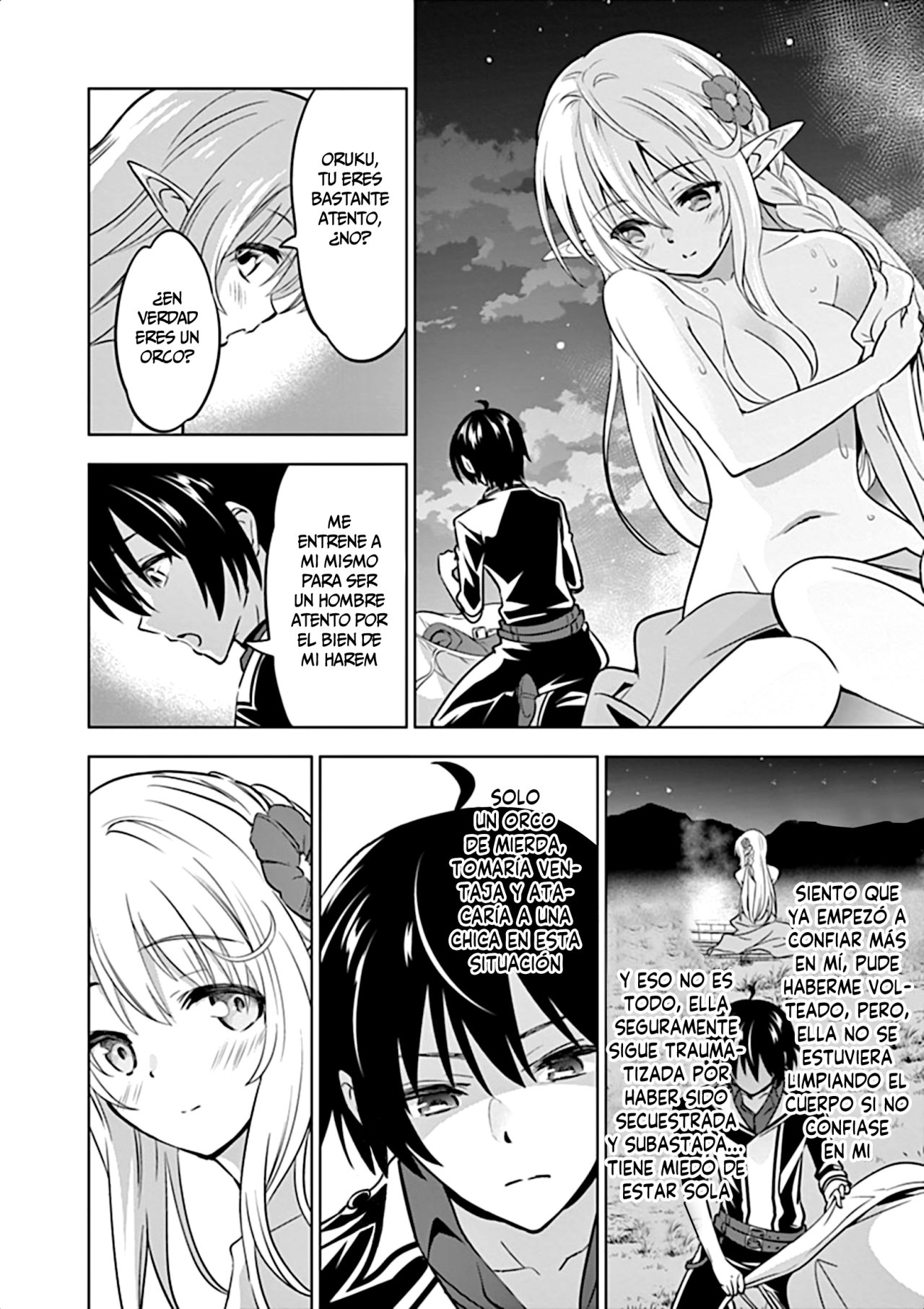 Shijou Saikyou Orc-san no Tanoshii Tanetsuke Harem Zukuri Capitulo 13: Una invitación al harem de Oruku. página 22