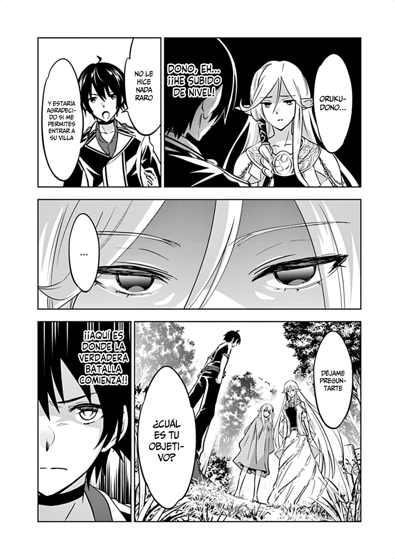 Shijou Saikyou Orc-san no Tanoshii Tanetsuke Harem Zukuri Capitulo 14: Oruku en la Villa Elfo página 12