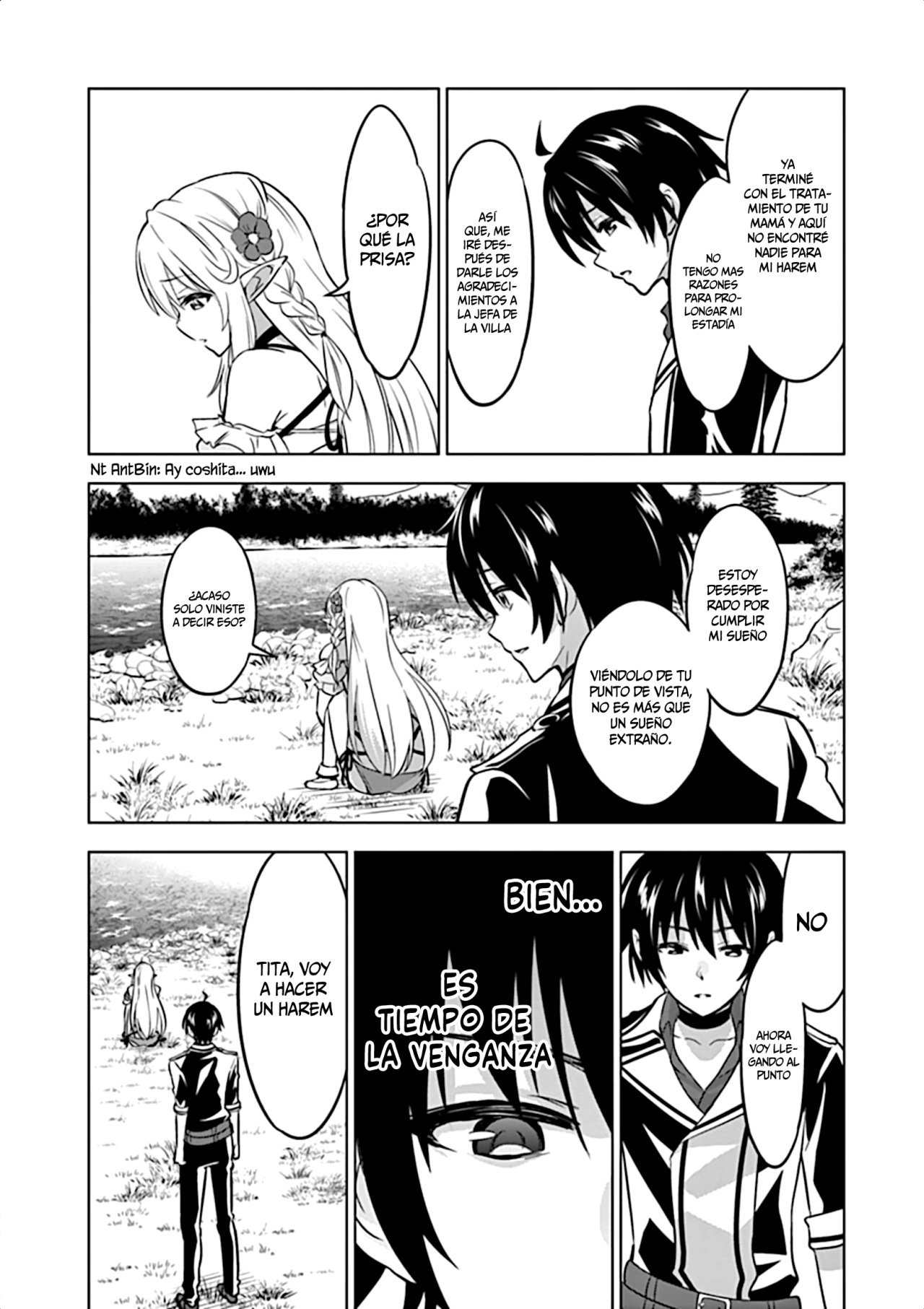 Shijou Saikyou Orc-san no Tanoshii Tanetsuke Harem Zukuri Capitulo 17: Ser con una o Ser con muchas… he ahí el dilema. página 14