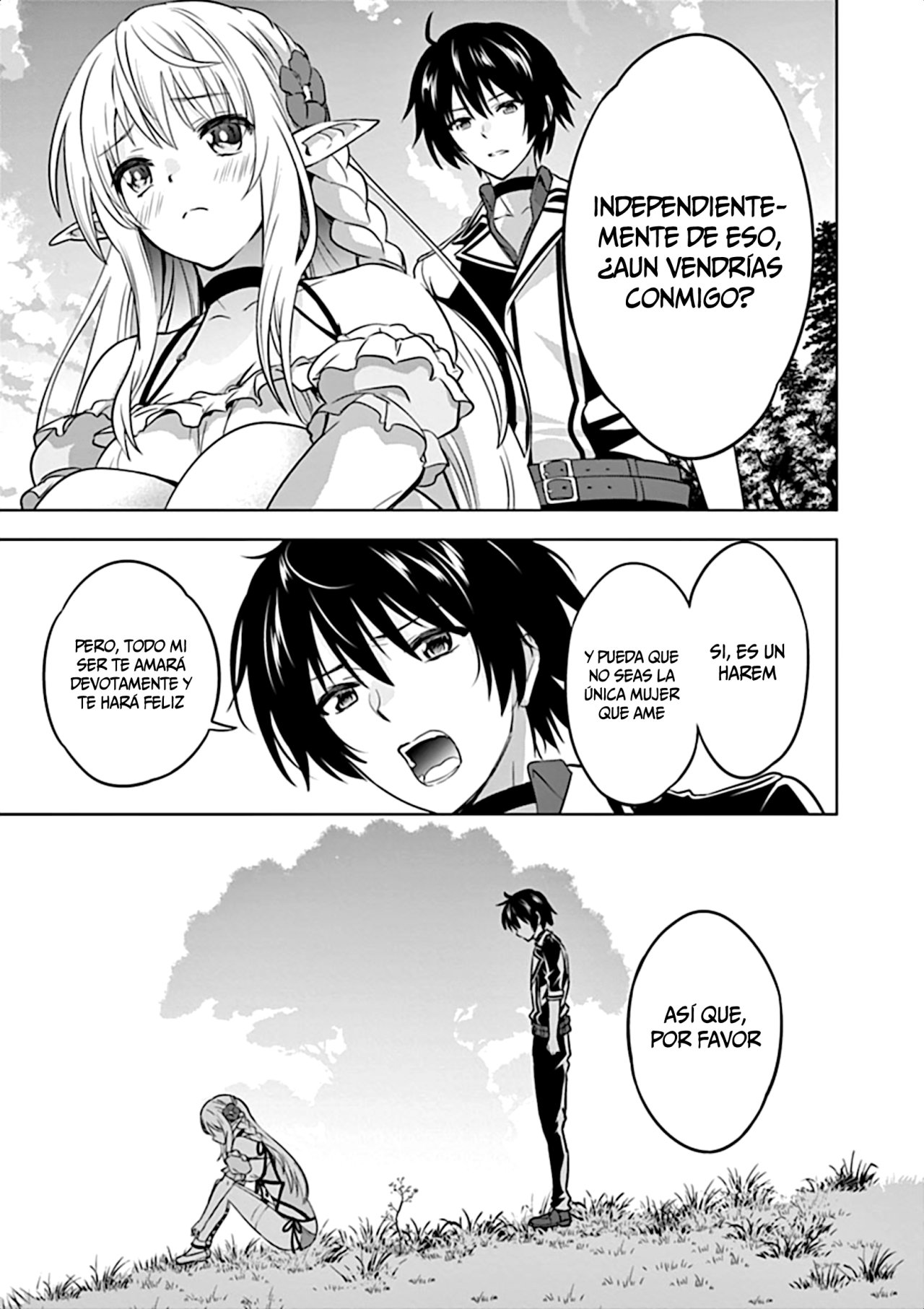 Shijou Saikyou Orc-san no Tanoshii Tanetsuke Harem Zukuri Capitulo 17: Ser con una o Ser con muchas… he ahí el dilema. página 15