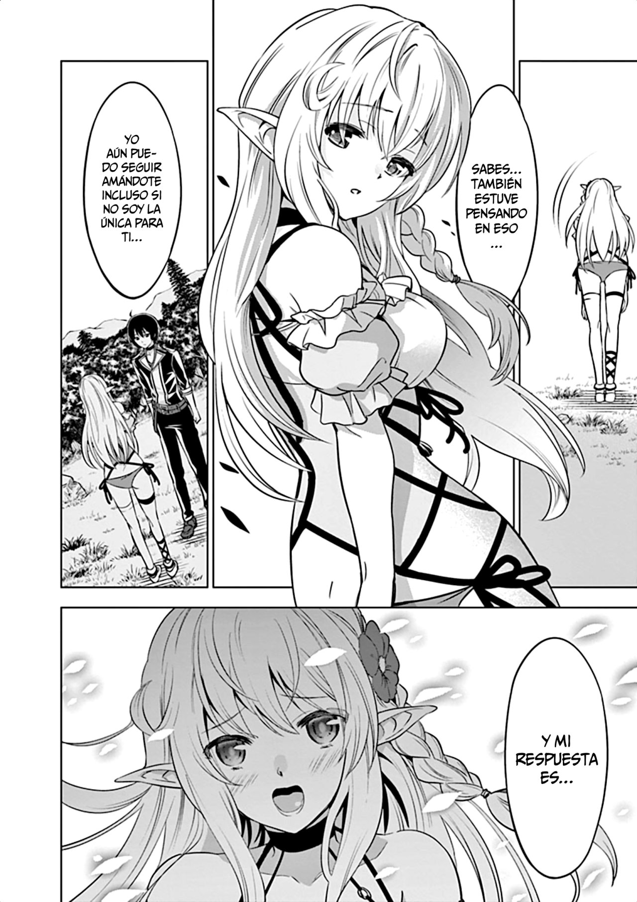 Shijou Saikyou Orc-san no Tanoshii Tanetsuke Harem Zukuri Capitulo 17: Ser con una o Ser con muchas… he ahí el dilema. página 16