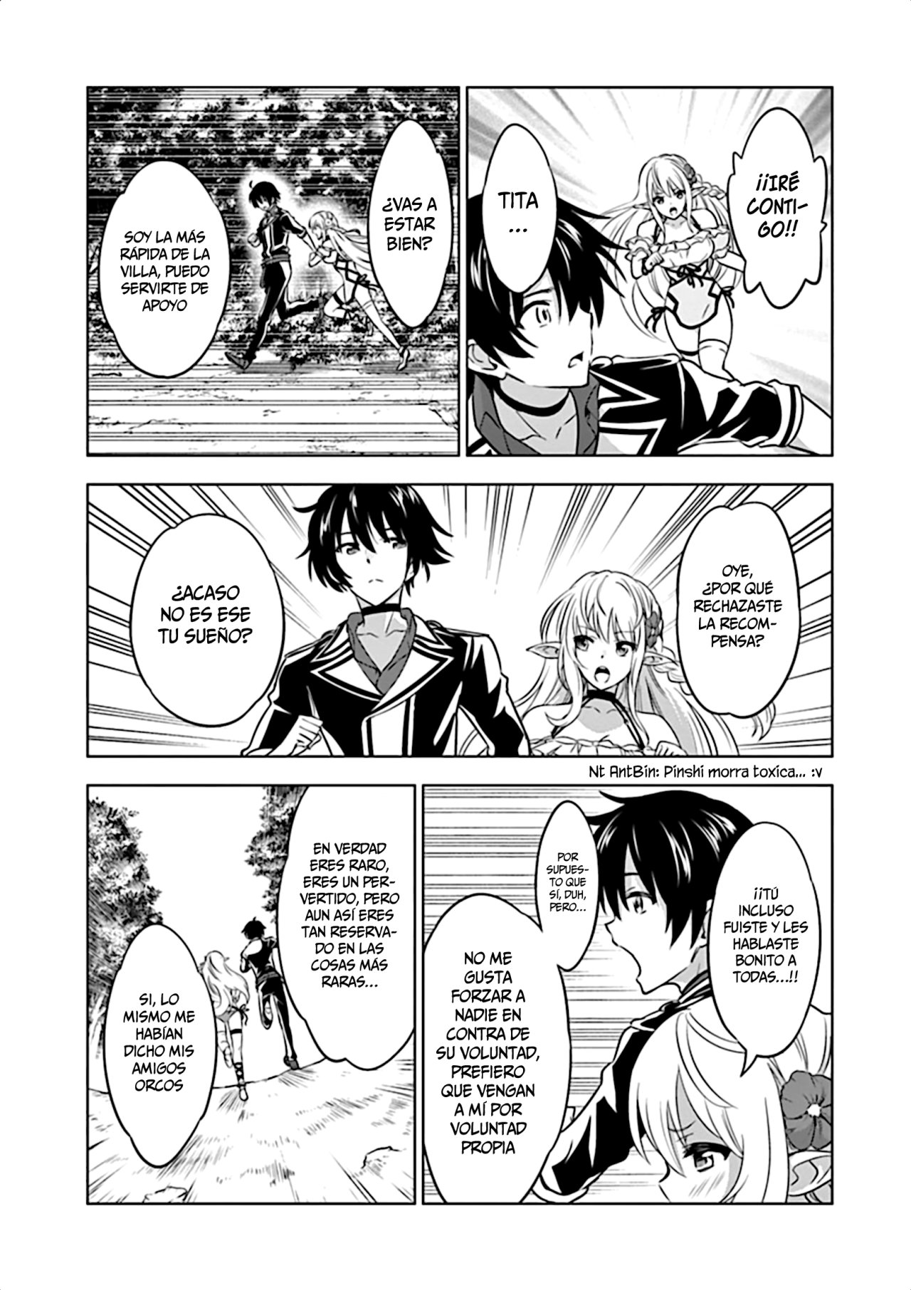 Shijou Saikyou Orc-san no Tanoshii Tanetsuke Harem Zukuri Capitulo 18: La Intromisión de Oruku. página 13