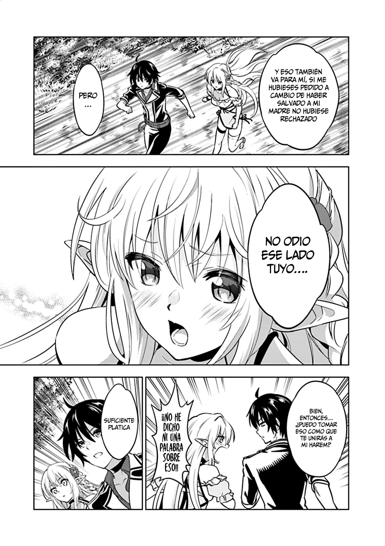 Shijou Saikyou Orc-san no Tanoshii Tanetsuke Harem Zukuri Capitulo 18: La Intromisión de Oruku. página 14
