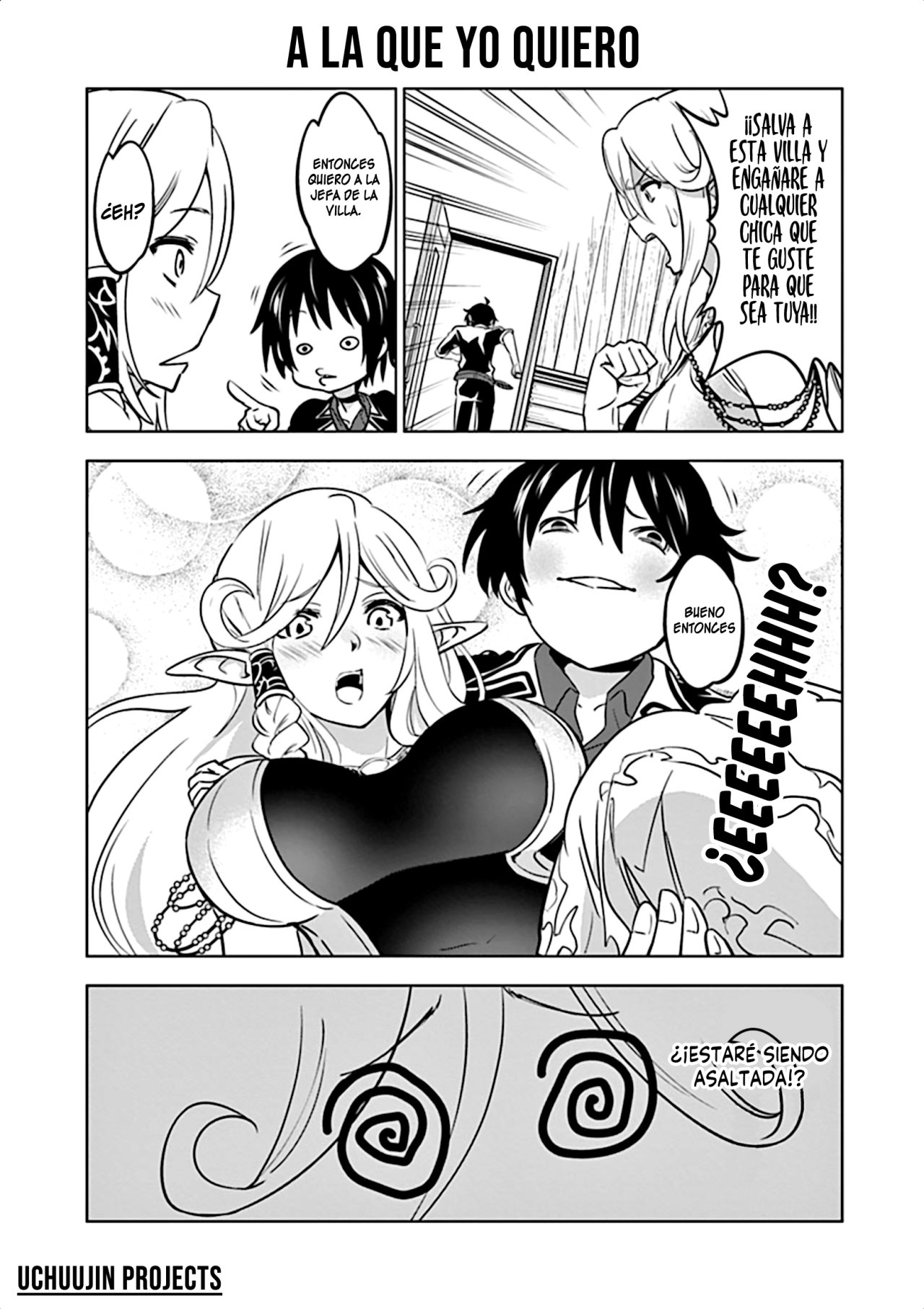 Shijou Saikyou Orc-san no Tanoshii Tanetsuke Harem Zukuri Capitulo 18: La Intromisión de Oruku. página 16