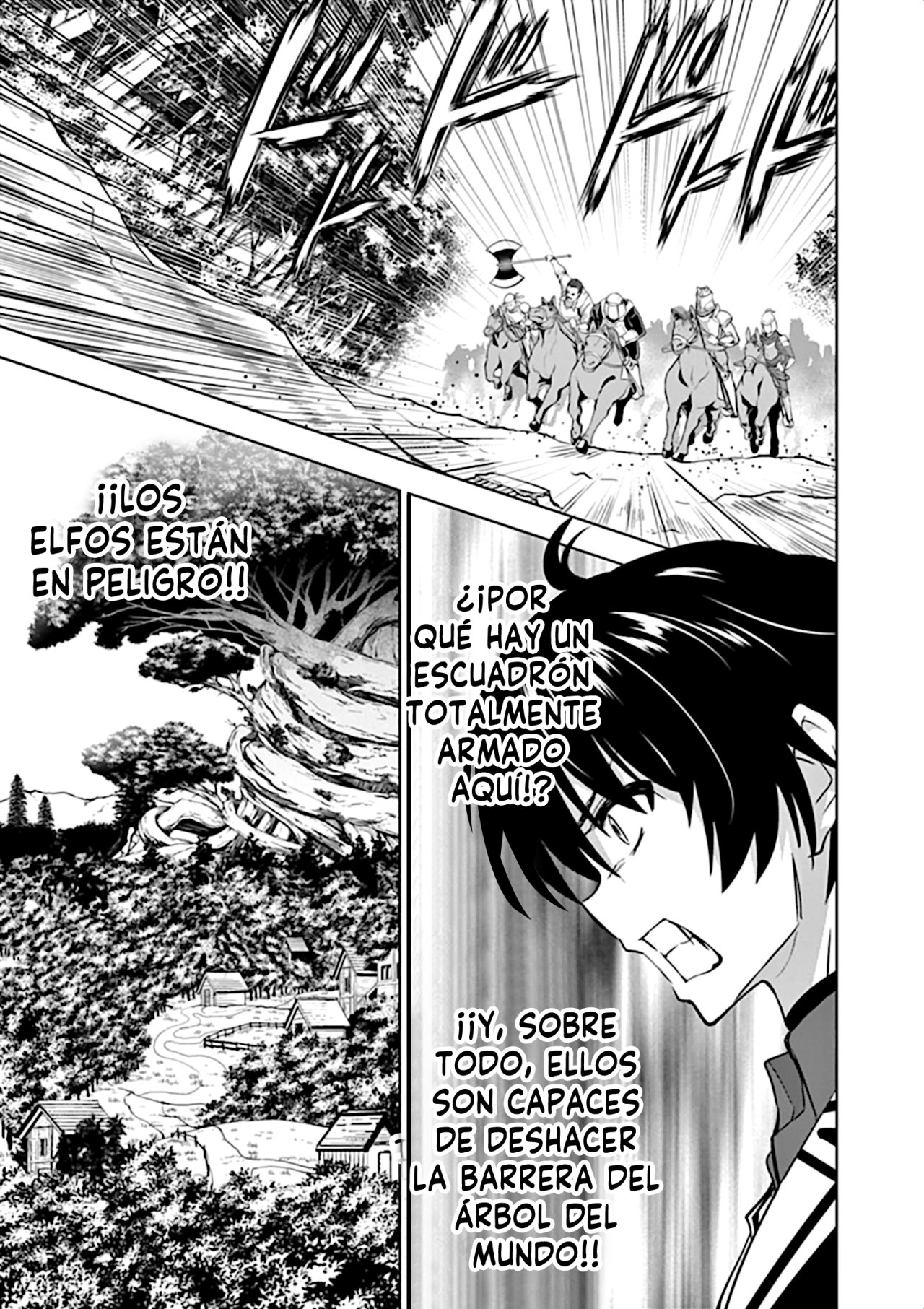 Shijou Saikyou Orc-san no Tanoshii Tanetsuke Harem Zukuri Capitulo 18: La Intromisión de Oruku. página 3