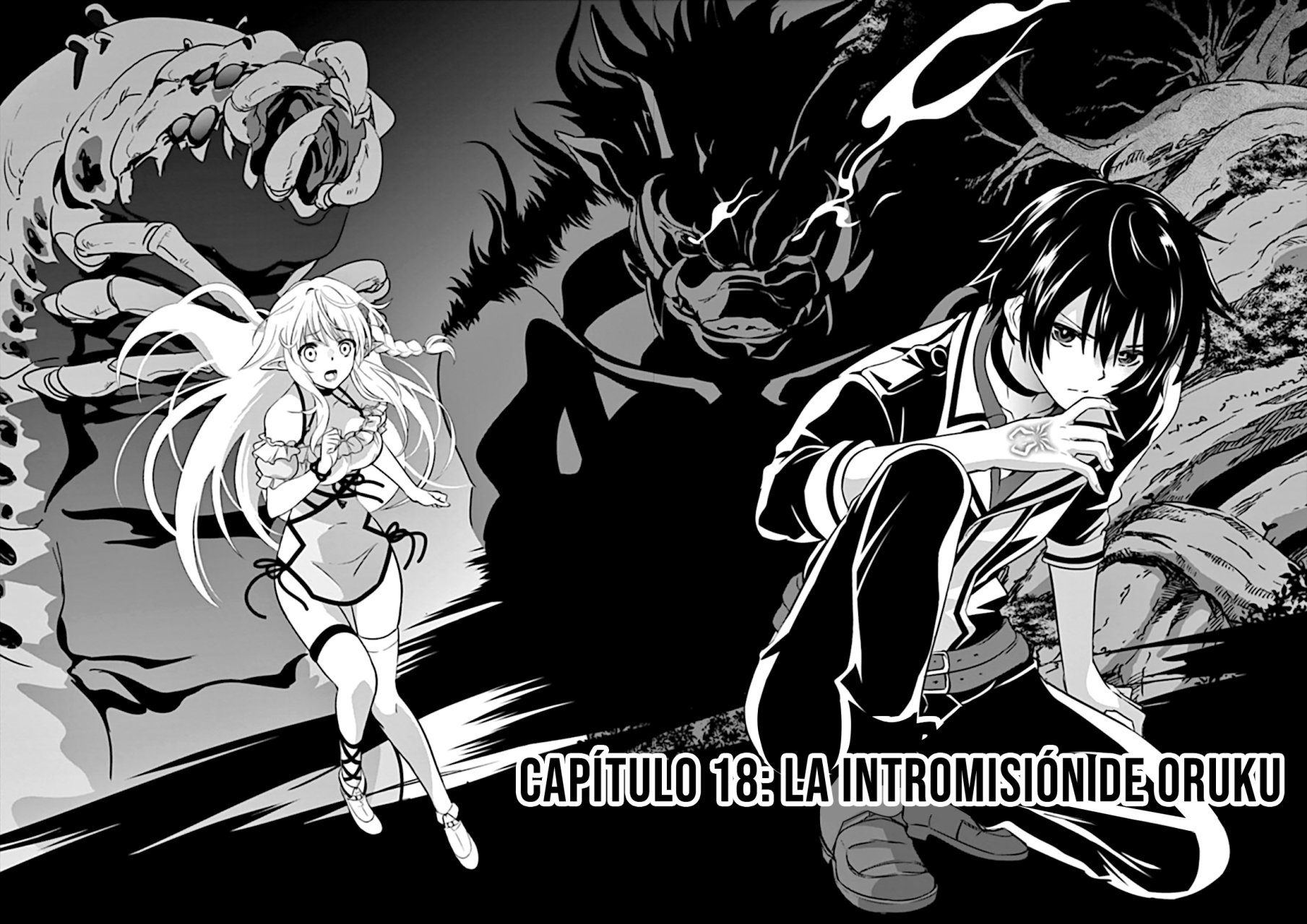 Shijou Saikyou Orc-san no Tanoshii Tanetsuke Harem Zukuri Capitulo 18: La Intromisión de Oruku. página 4