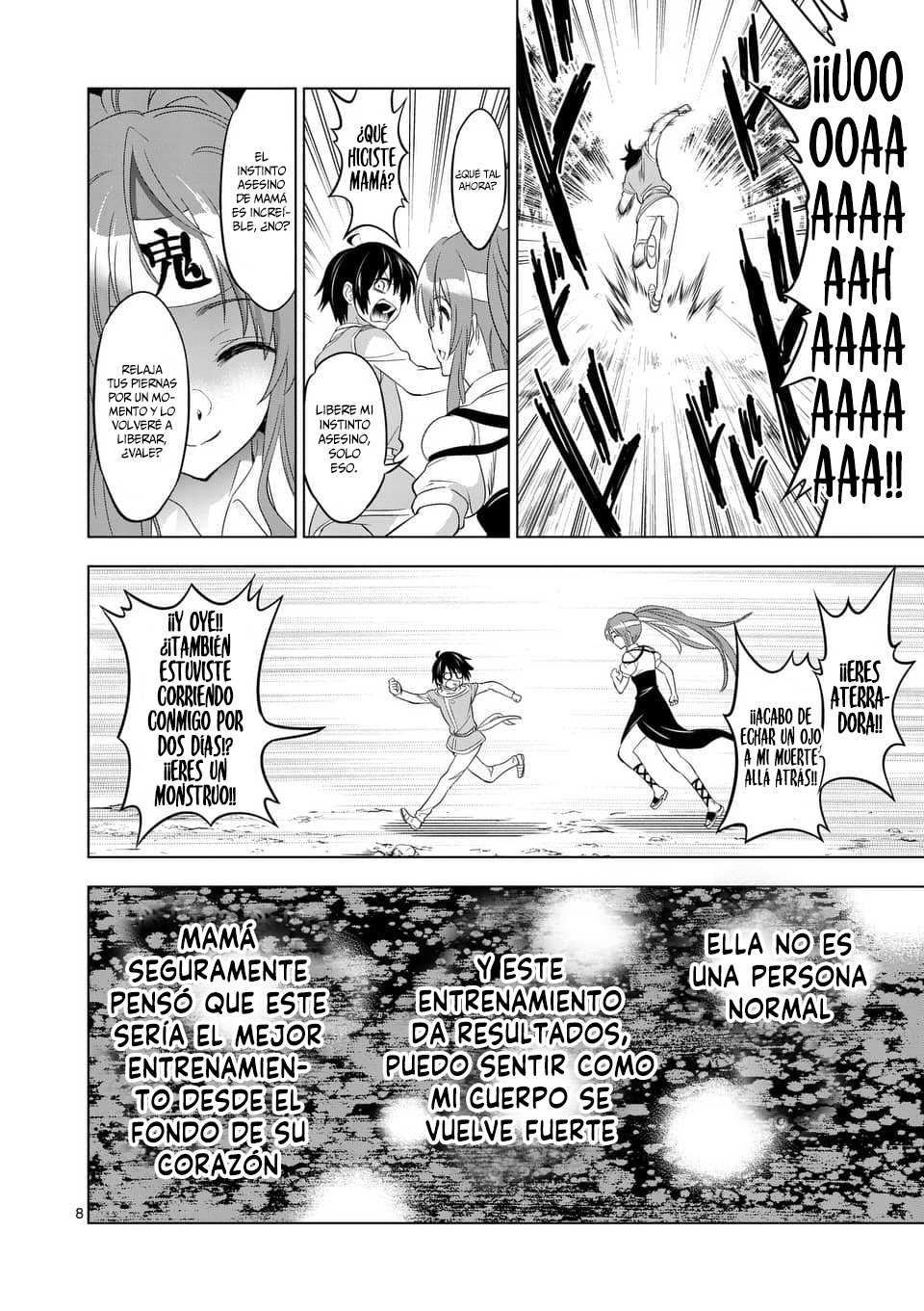 Shijou Saikyou Orc-san no Tanoshii Tanetsuke Harem Zukuri Capitulo 2: El entrenamiento de una Mujer caballero es un poco duro. página 10