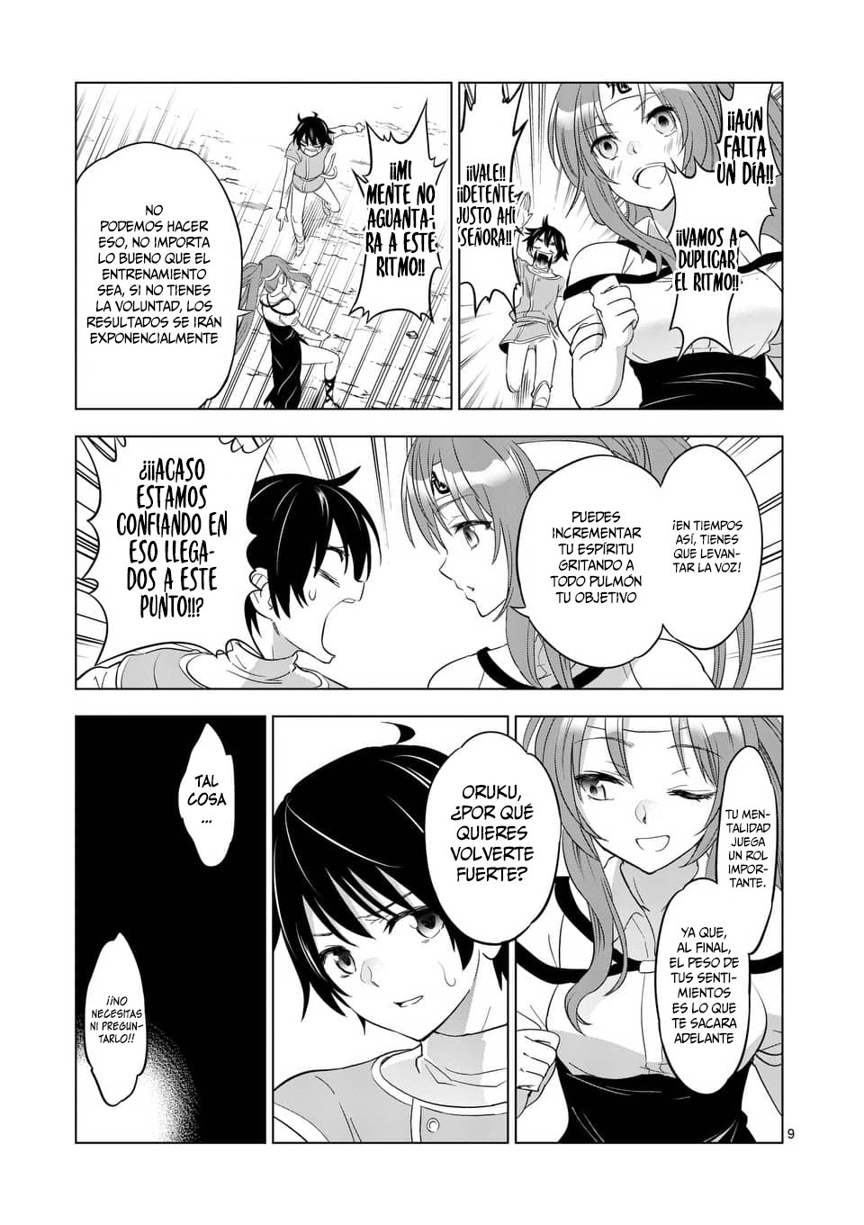 Shijou Saikyou Orc-san no Tanoshii Tanetsuke Harem Zukuri Capitulo 2: El entrenamiento de una Mujer caballero es un poco duro. página 11