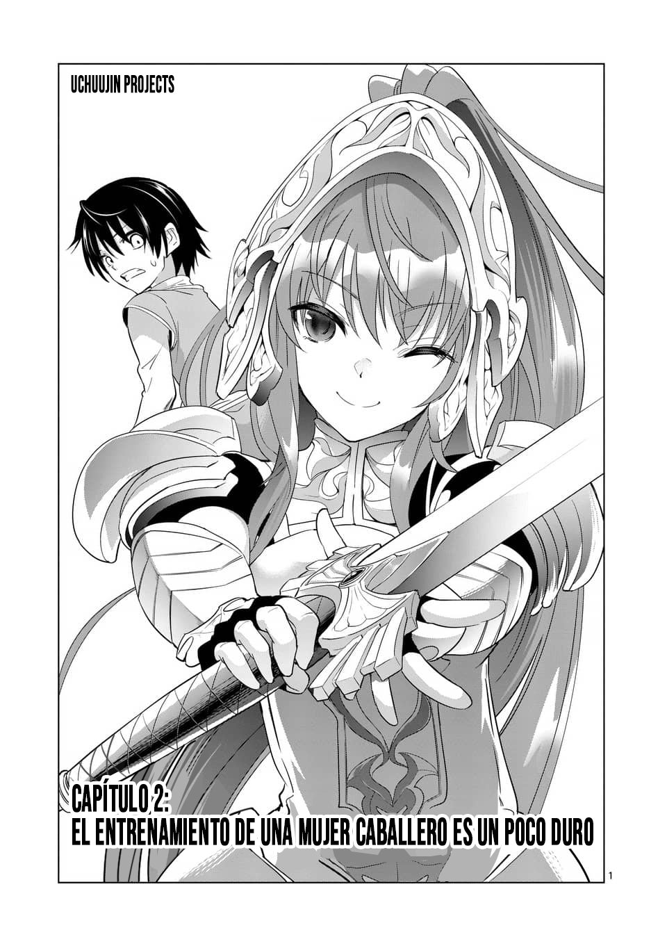 Shijou Saikyou Orc-san no Tanoshii Tanetsuke Harem Zukuri Capitulo 2: El entrenamiento de una Mujer caballero es un poco duro. página 3