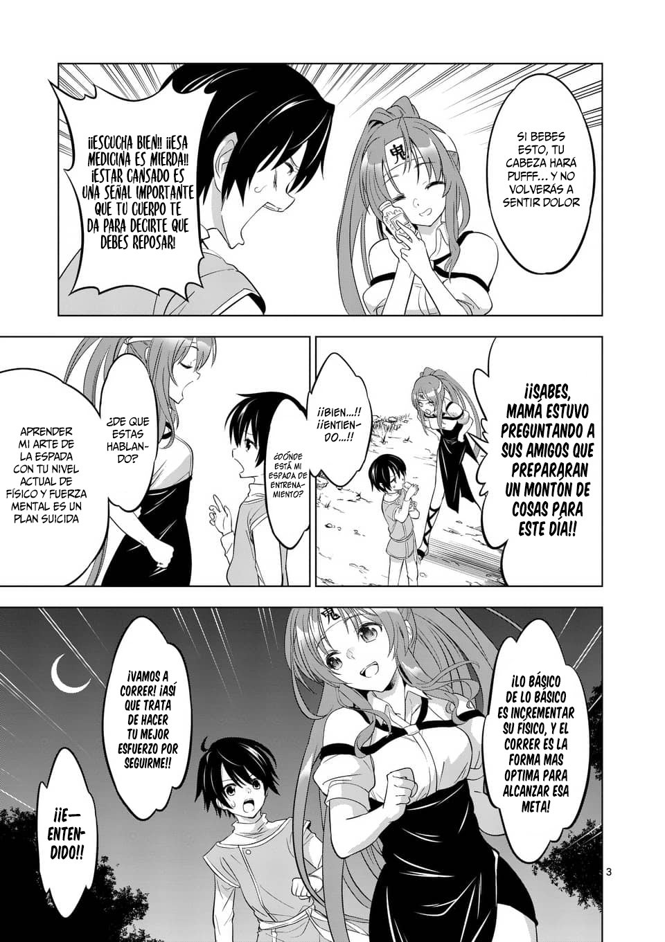 Shijou Saikyou Orc-san no Tanoshii Tanetsuke Harem Zukuri Capitulo 2: El entrenamiento de una Mujer caballero es un poco duro. página 5