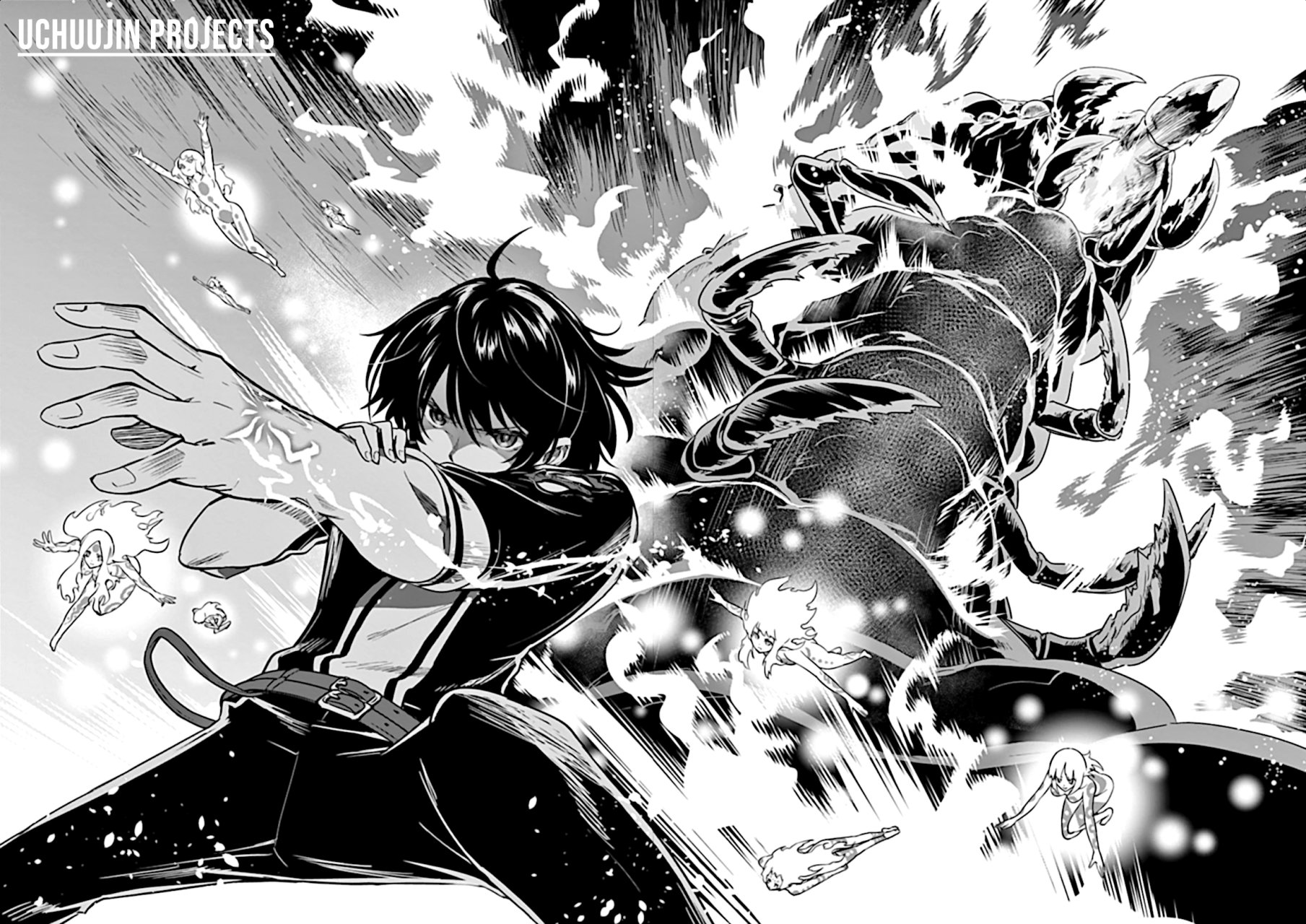 Shijou Saikyou Orc-san no Tanoshii Tanetsuke Harem Zukuri Capitulo 20: Oruku vs El Antiguo Insecto Demoníaco. página 21