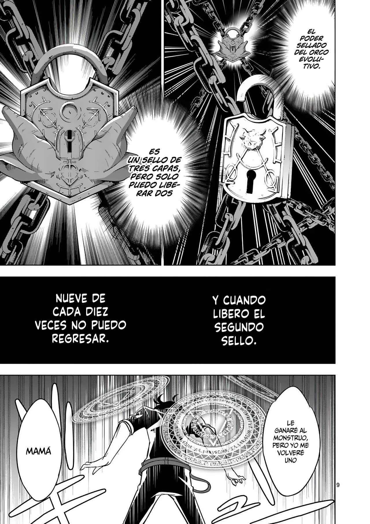 Shijou Saikyou Orc-san no Tanoshii Tanetsuke Harem Zukuri Capitulo 21: El Poder del Orco Evolutivo. página 11