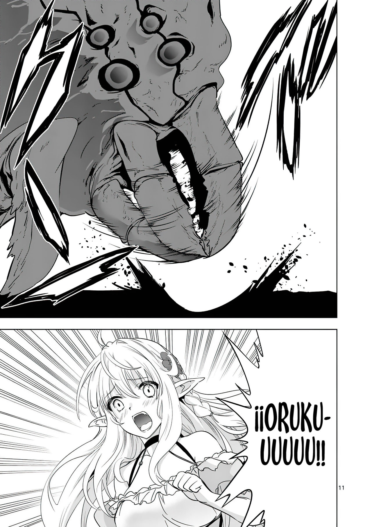 Shijou Saikyou Orc-san no Tanoshii Tanetsuke Harem Zukuri Capitulo 21: El Poder del Orco Evolutivo. página 13