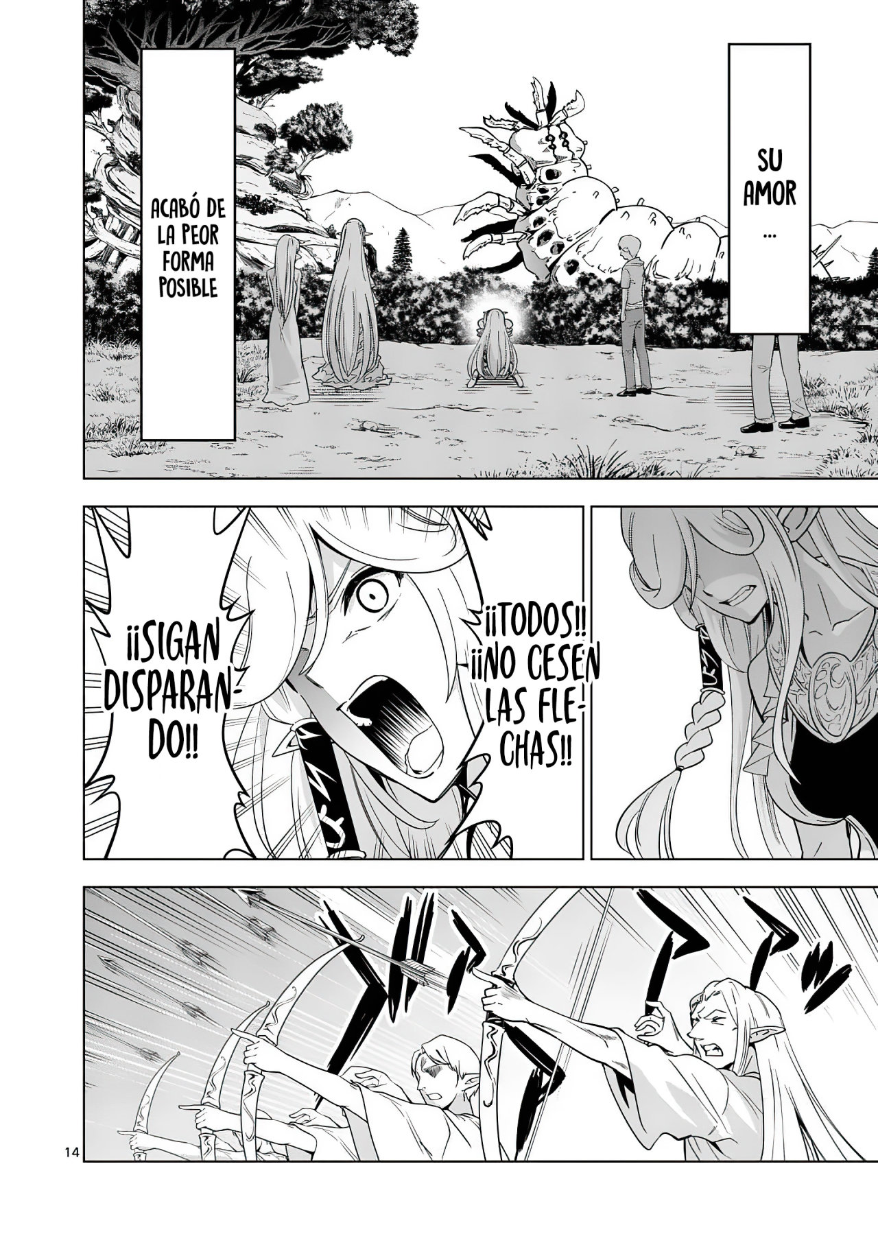 Shijou Saikyou Orc-san no Tanoshii Tanetsuke Harem Zukuri Capitulo 21: El Poder del Orco Evolutivo. página 16