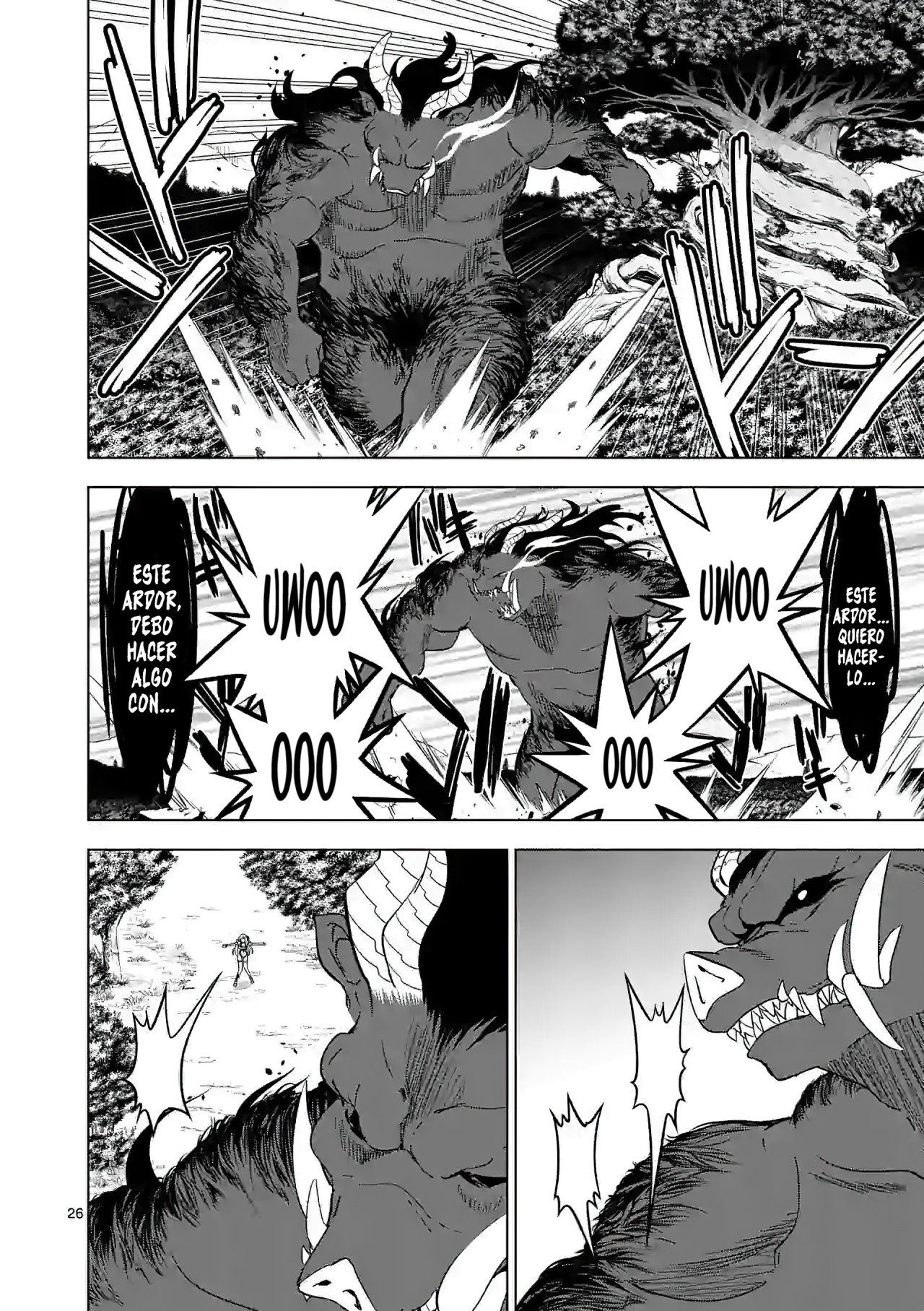 Shijou Saikyou Orc-san no Tanoshii Tanetsuke Harem Zukuri Capitulo 21: El Poder del Orco Evolutivo. página 28
