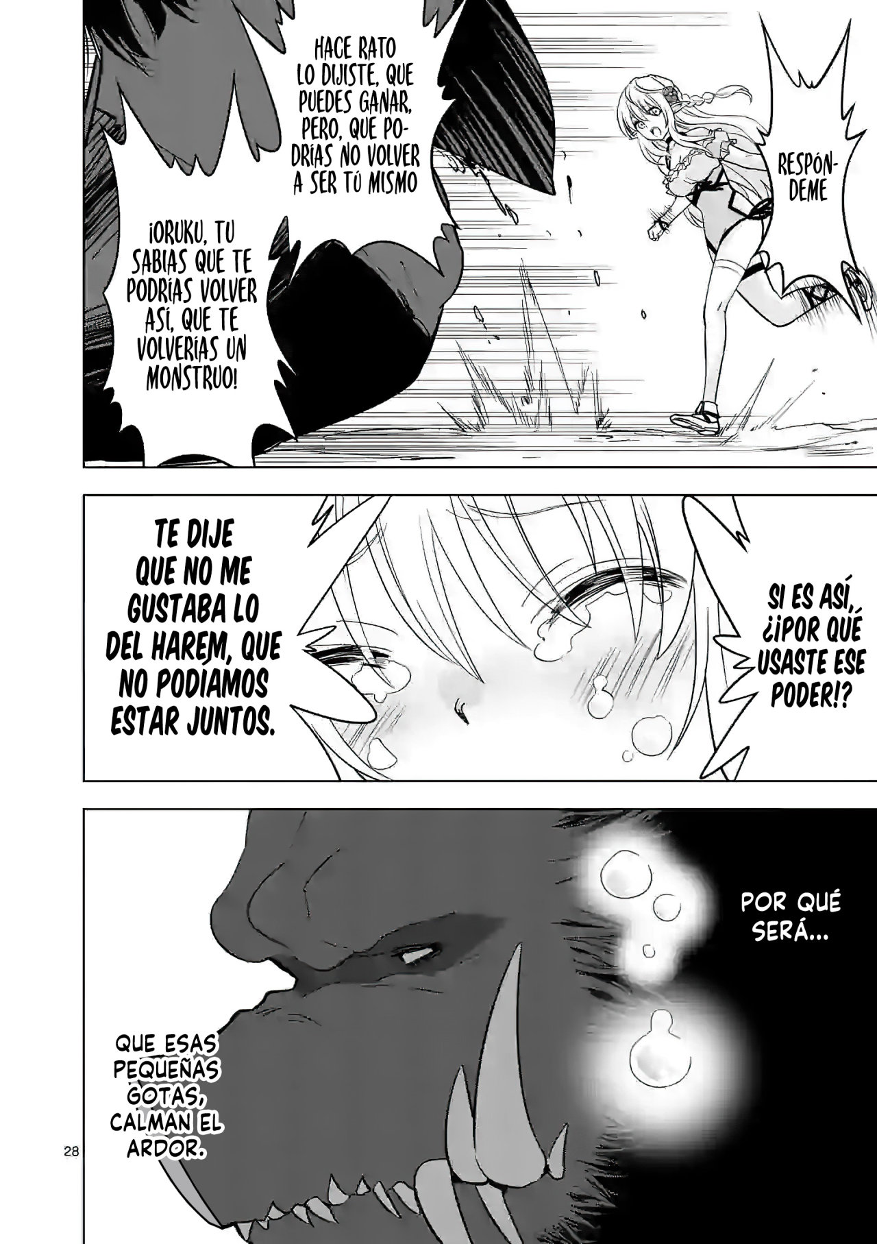 Shijou Saikyou Orc-san no Tanoshii Tanetsuke Harem Zukuri Capitulo 21: El Poder del Orco Evolutivo. página 30