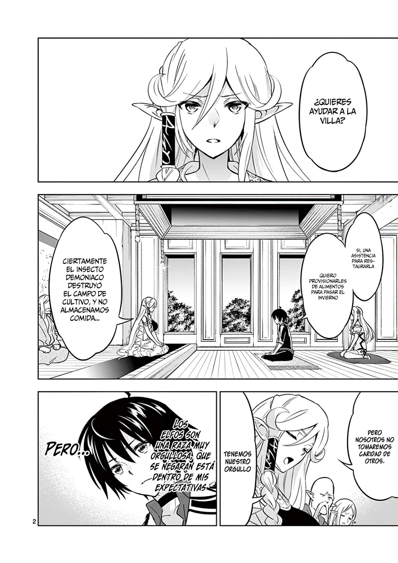 Shijou Saikyou Orc-san no Tanoshii Tanetsuke Harem Zukuri Capitulo 23: Oruku y La ayuda a la Villa Elfo página 4