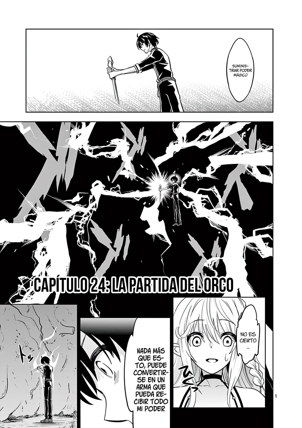 Shijou Saikyou Orc-san no Tanoshii Tanetsuke Harem Zukuri Capitulo 24: La Partida del Orco. página 3