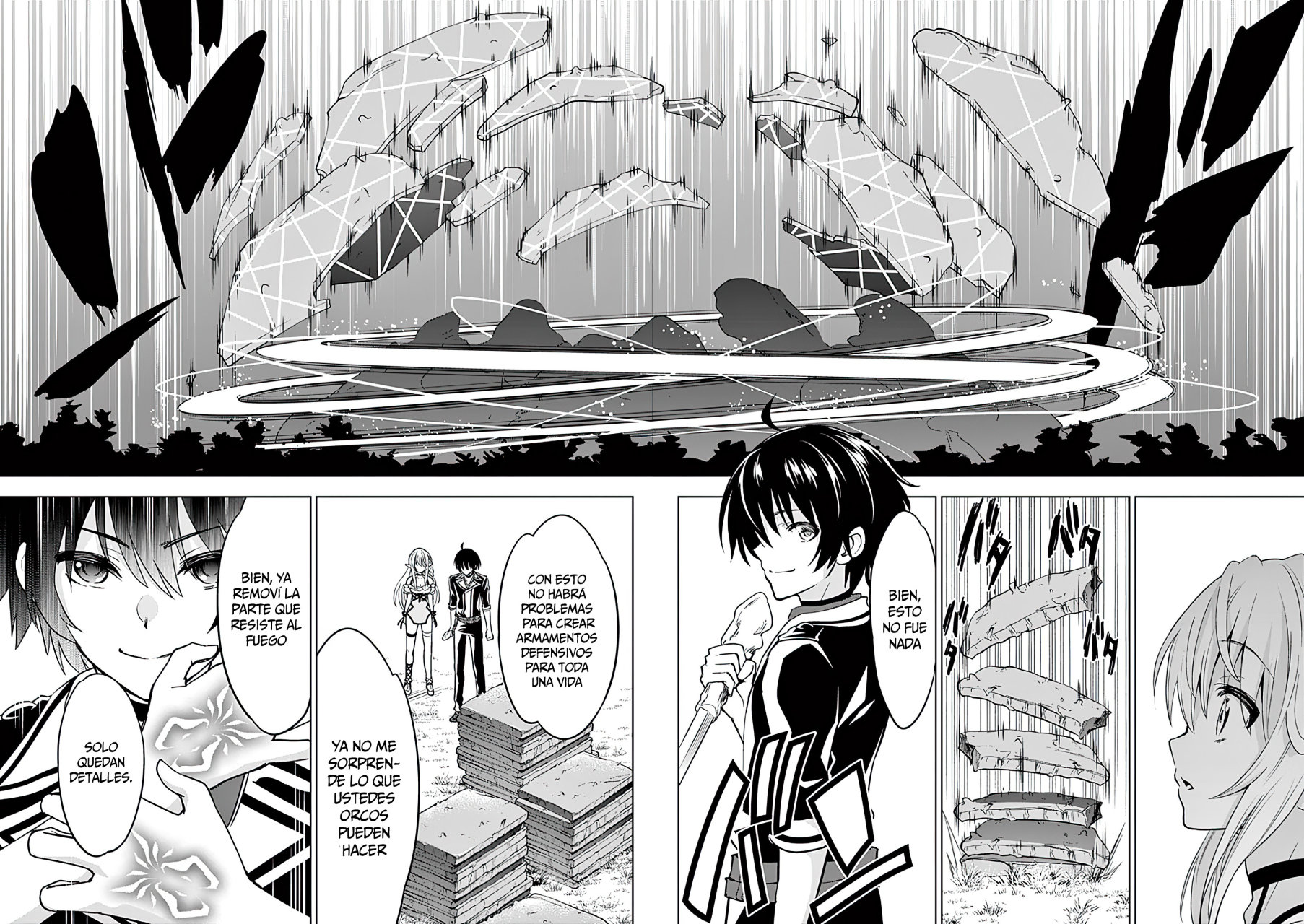 Shijou Saikyou Orc-san no Tanoshii Tanetsuke Harem Zukuri Capitulo 24: La Partida del Orco. página 4