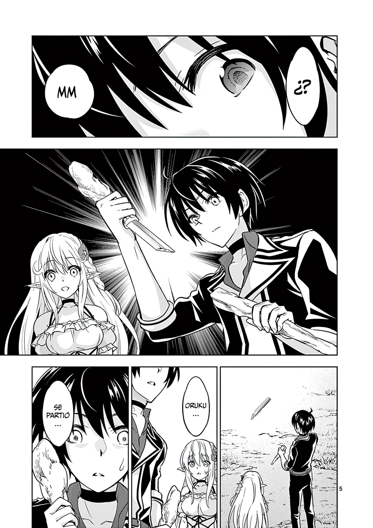 Shijou Saikyou Orc-san no Tanoshii Tanetsuke Harem Zukuri Capitulo 24: La Partida del Orco. página 6