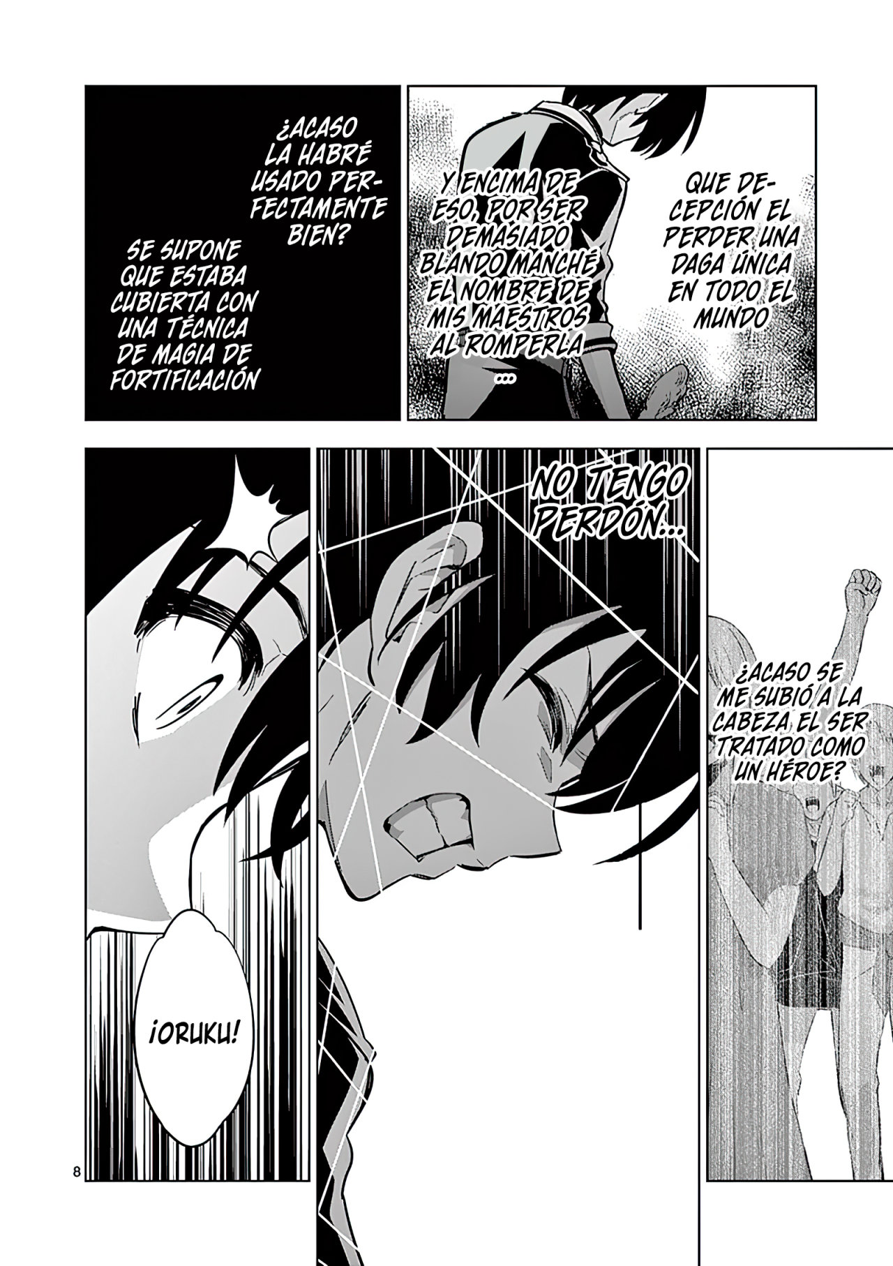 Shijou Saikyou Orc-san no Tanoshii Tanetsuke Harem Zukuri Capitulo 24: La Partida del Orco. página 9