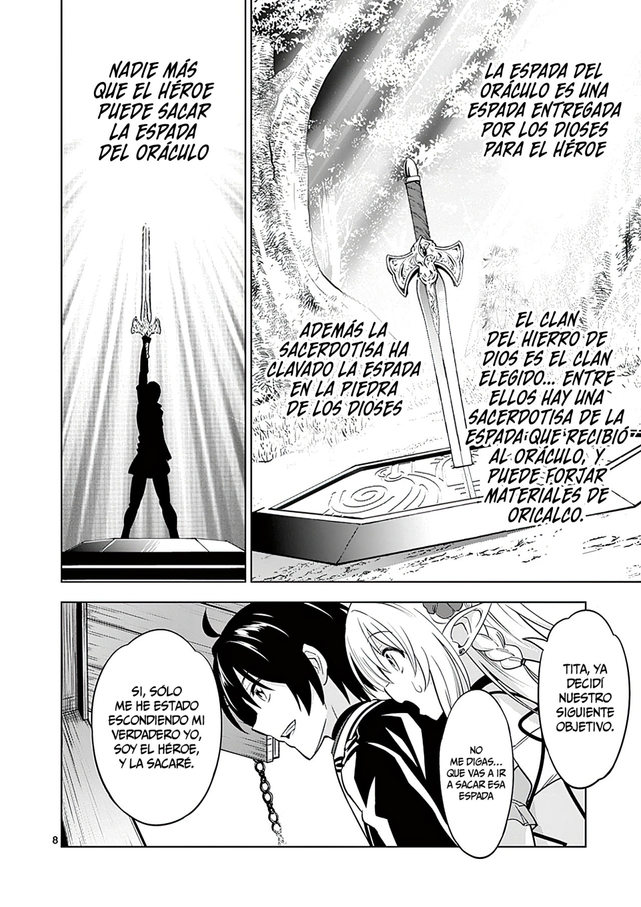 Shijou Saikyou Orc-san no Tanoshii Tanetsuke Harem Zukuri Capitulo 25: El Orco y el Pueblo página 10