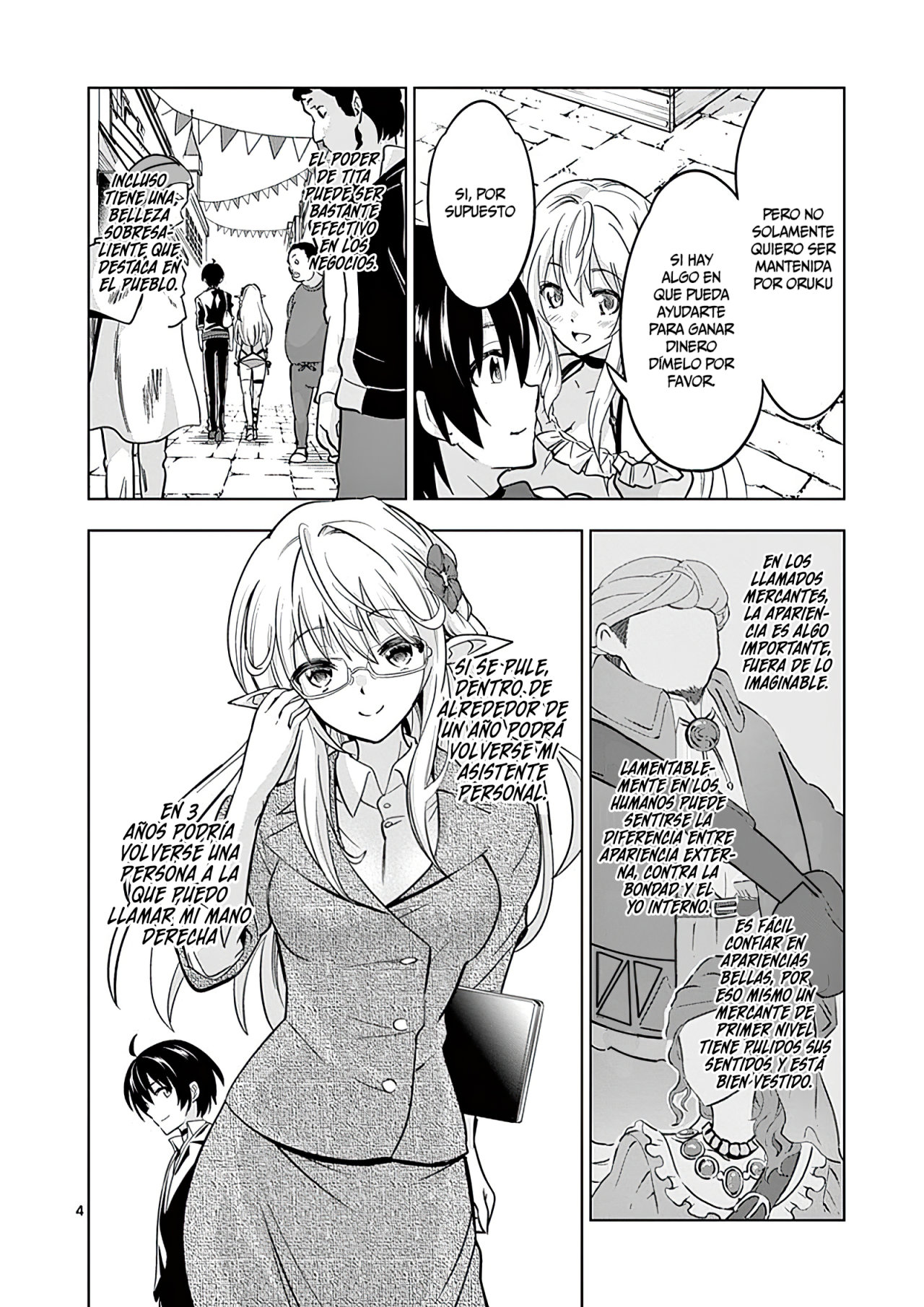 Shijou Saikyou Orc-san no Tanoshii Tanetsuke Harem Zukuri Capitulo 25: El Orco y el Pueblo página 6