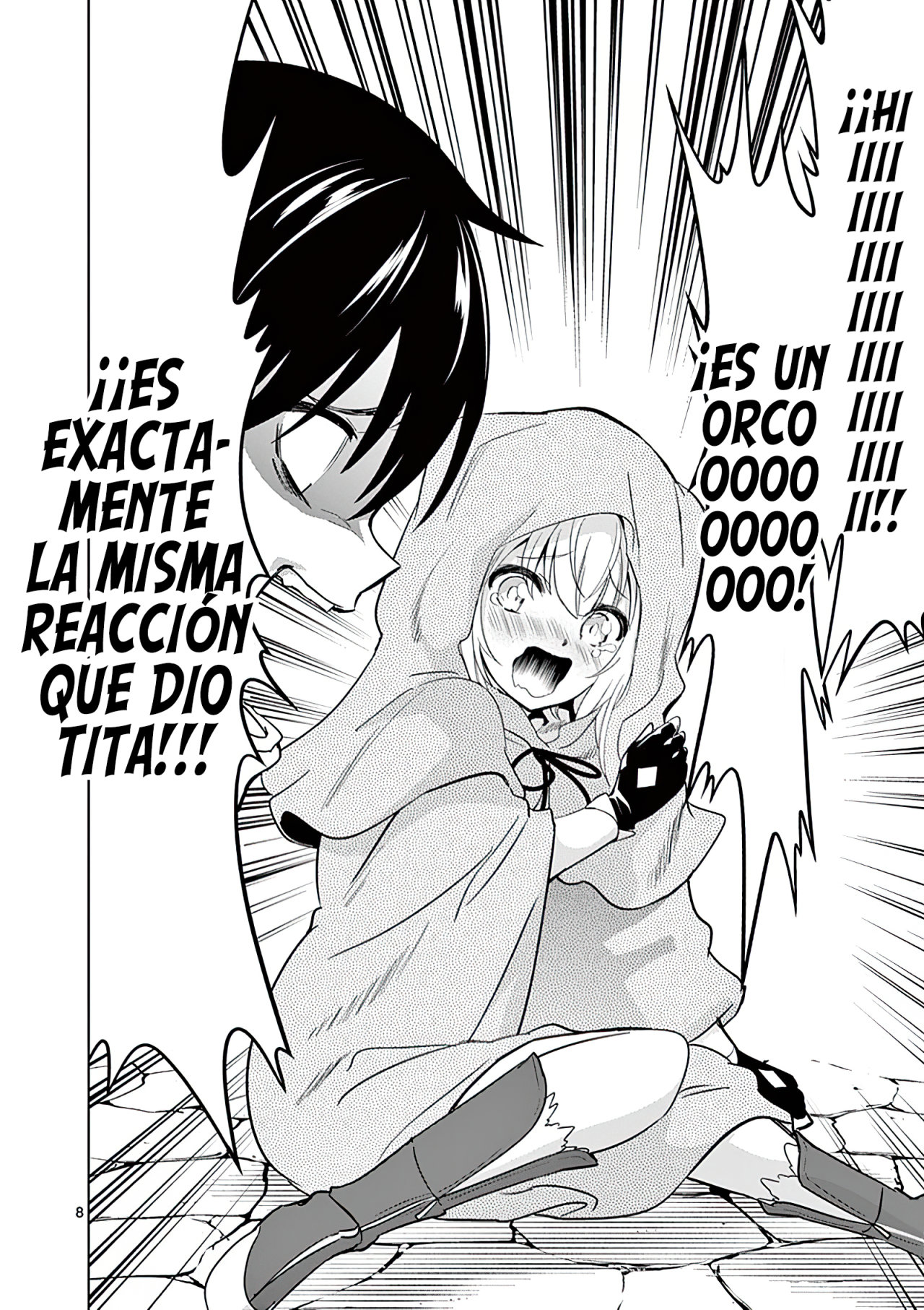 Shijou Saikyou Orc-san no Tanoshii Tanetsuke Harem Zukuri Capitulo 26: El Orco y la Sacerdotisa de la Espada. página 10