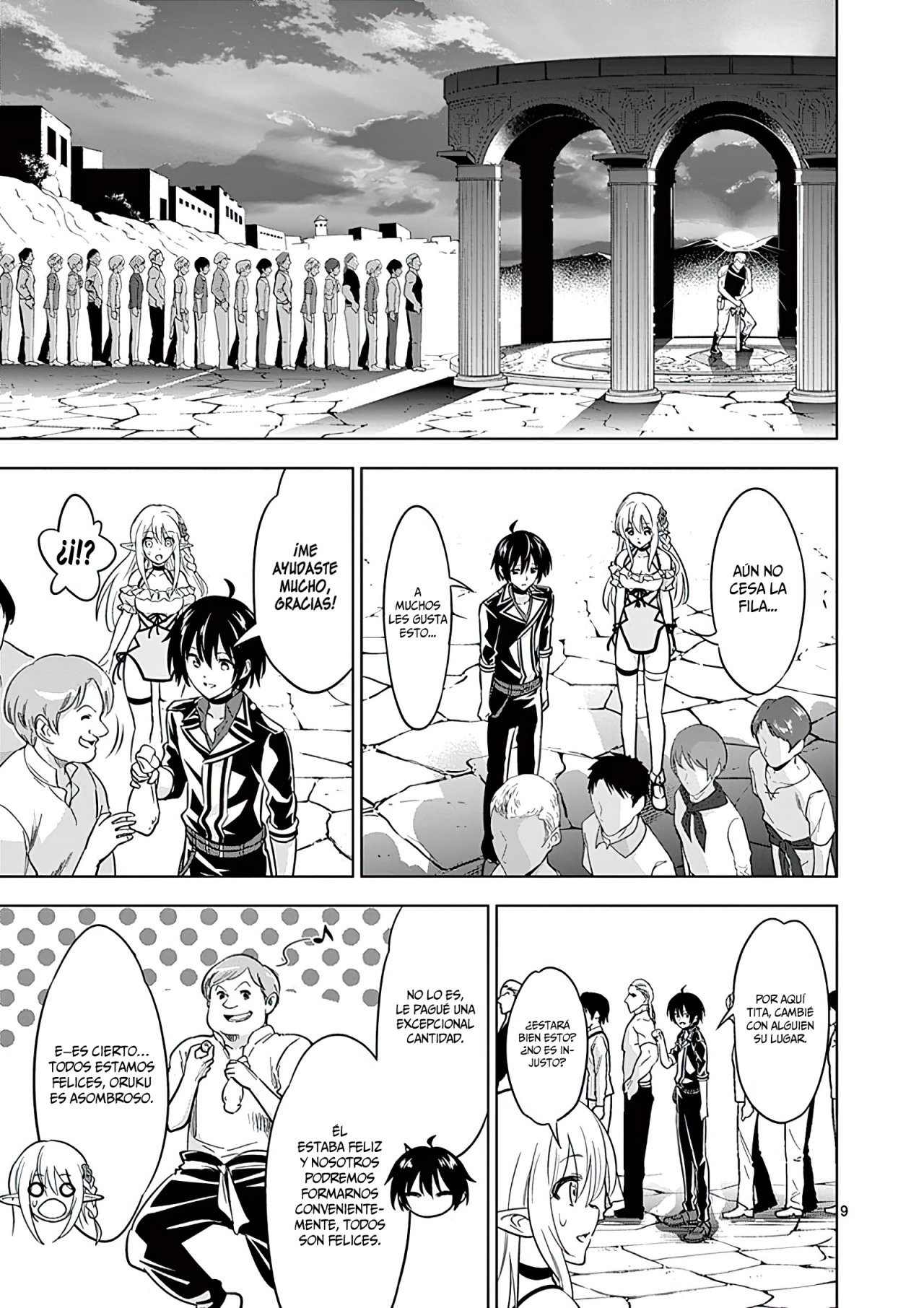 Shijou Saikyou Orc-san no Tanoshii Tanetsuke Harem Zukuri Capitulo 27: El Orco y la Espada del Oráculo. página 10