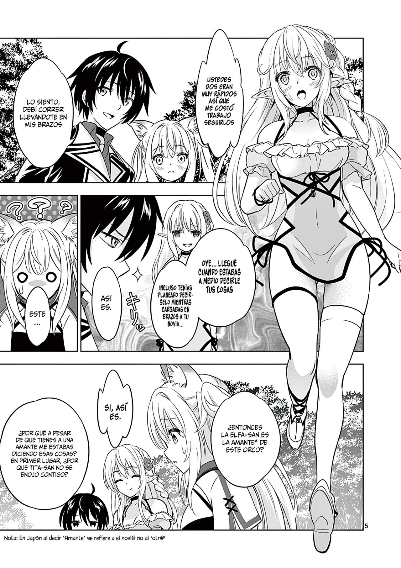Shijou Saikyou Orc-san no Tanoshii Tanetsuke Harem Zukuri Capitulo 27: El Orco y la Espada del Oráculo. página 6