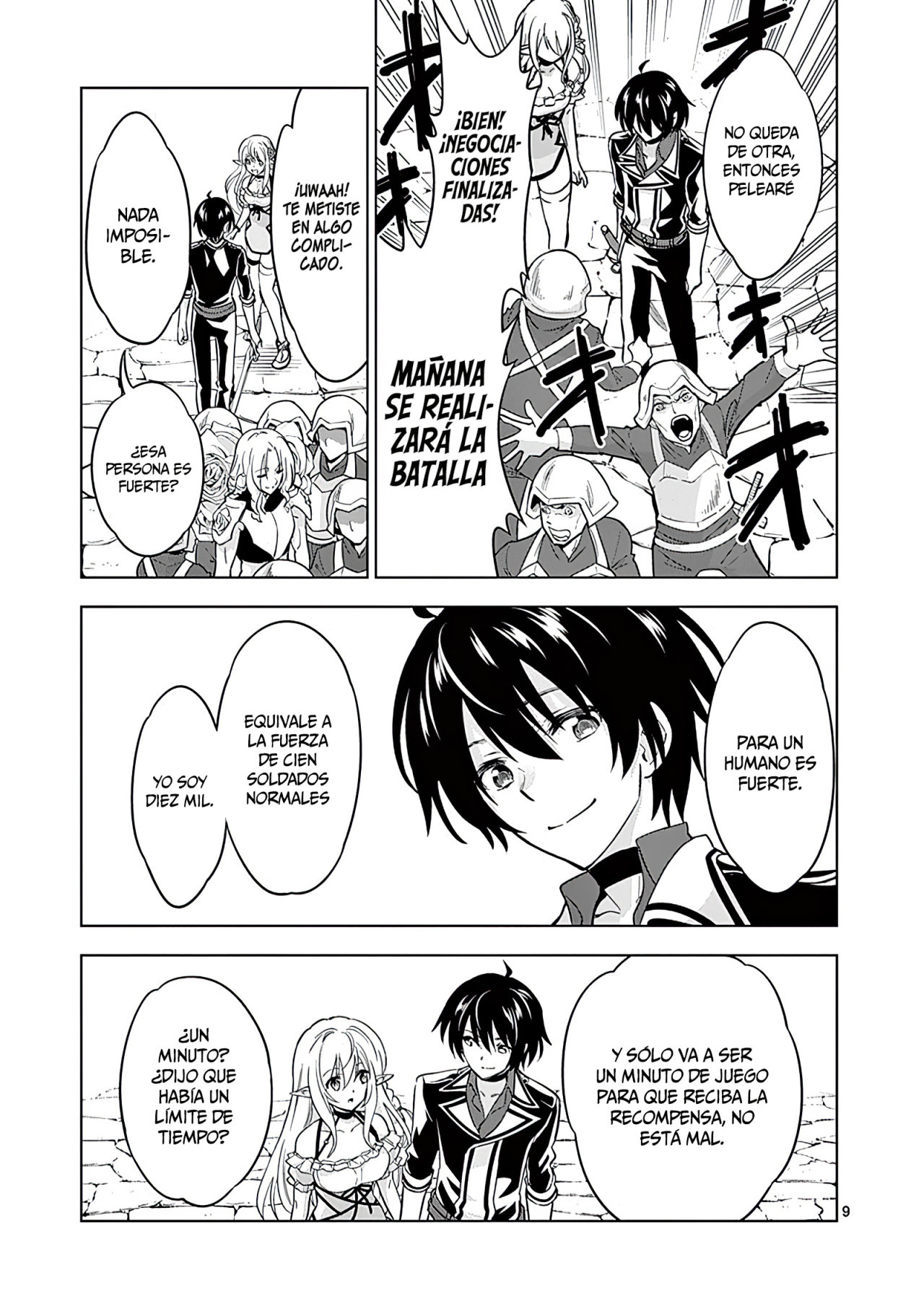Shijou Saikyou Orc-san no Tanoshii Tanetsuke Harem Zukuri Capitulo 28: El Orco y el Duelo. página 11