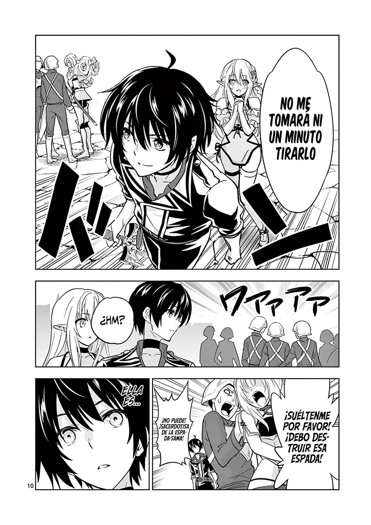 Shijou Saikyou Orc-san no Tanoshii Tanetsuke Harem Zukuri Capitulo 28: El Orco y el Duelo. página 12