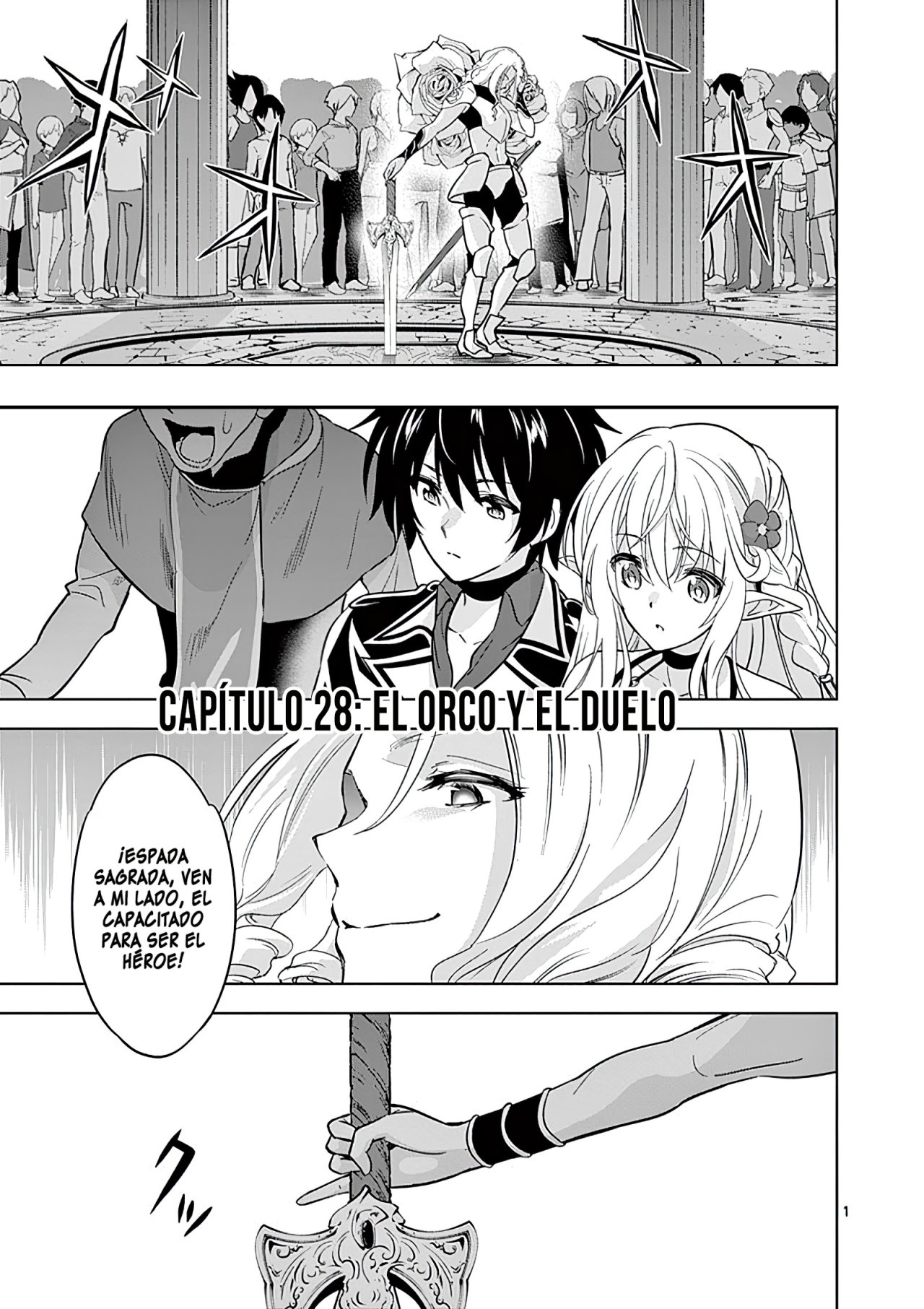 Shijou Saikyou Orc-san no Tanoshii Tanetsuke Harem Zukuri Capitulo 28: El Orco y el Duelo. página 3