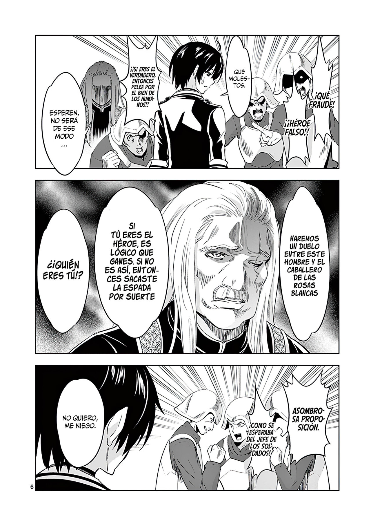Shijou Saikyou Orc-san no Tanoshii Tanetsuke Harem Zukuri Capitulo 28: El Orco y el Duelo. página 8