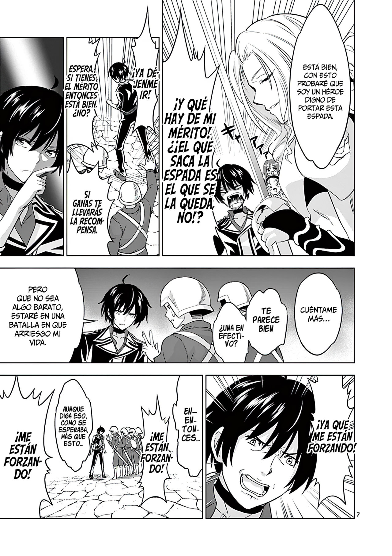 Shijou Saikyou Orc-san no Tanoshii Tanetsuke Harem Zukuri Capitulo 28: El Orco y el Duelo. página 9