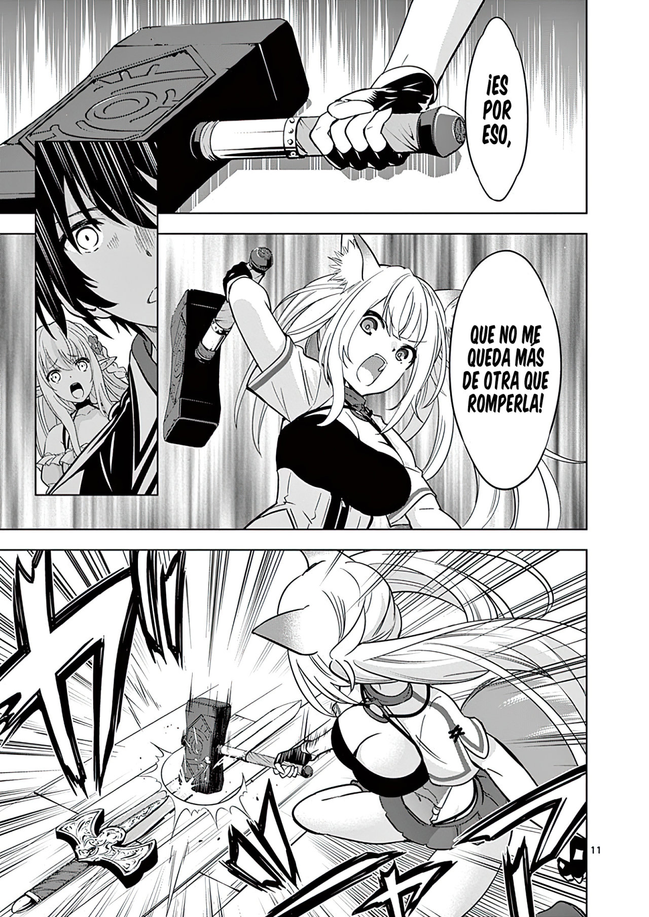 Shijou Saikyou Orc-san no Tanoshii Tanetsuke Harem Zukuri Capitulo 29: La Clase del Orco. página 13