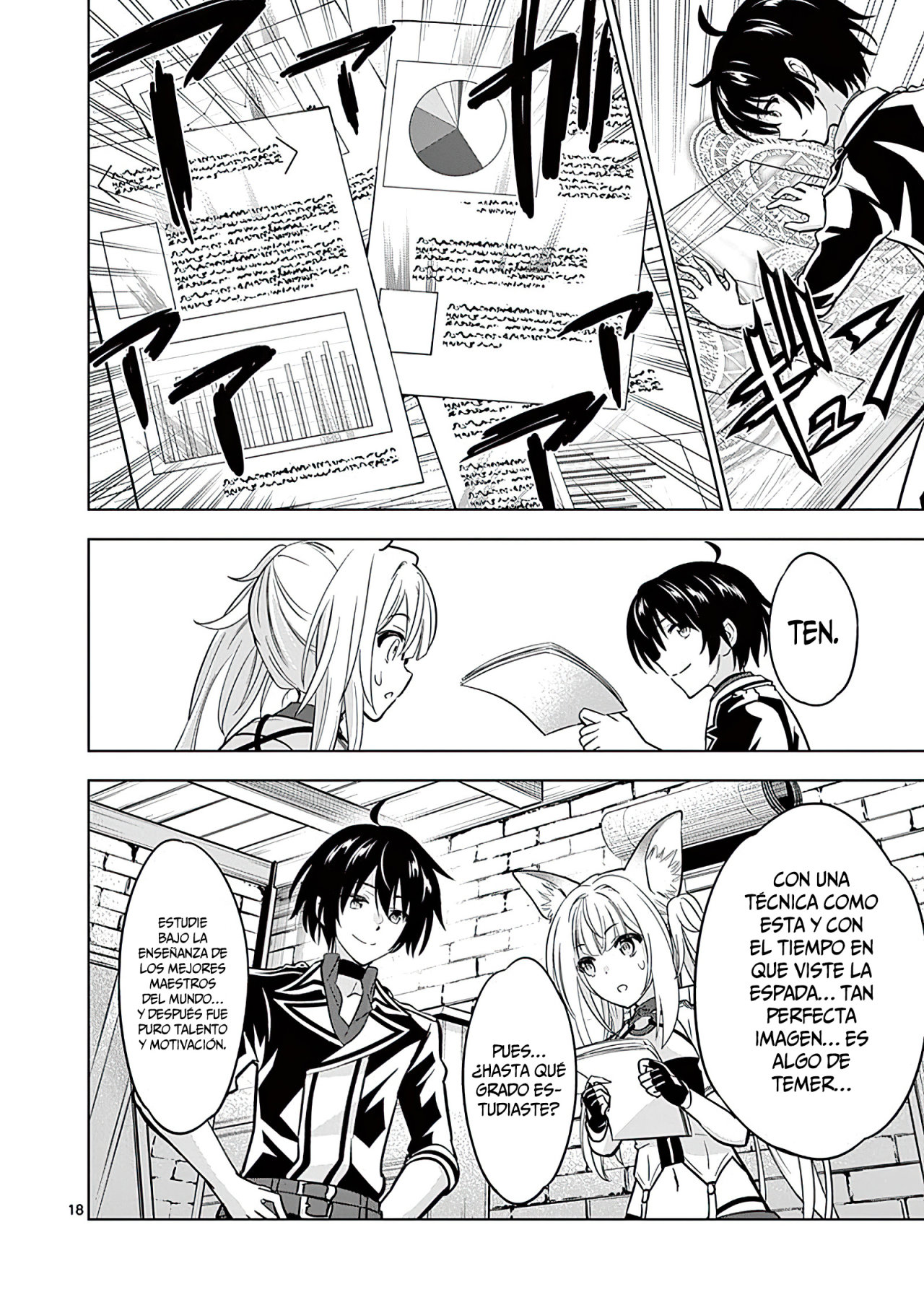 Shijou Saikyou Orc-san no Tanoshii Tanetsuke Harem Zukuri Capitulo 29: La Clase del Orco. página 20