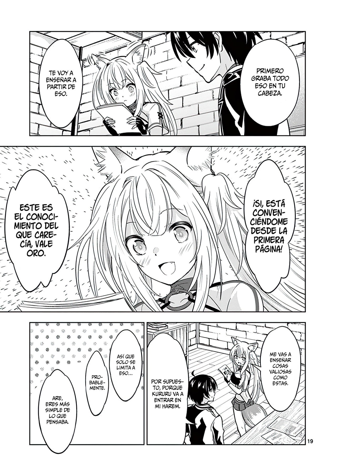 Shijou Saikyou Orc-san no Tanoshii Tanetsuke Harem Zukuri Capitulo 29: La Clase del Orco. página 21