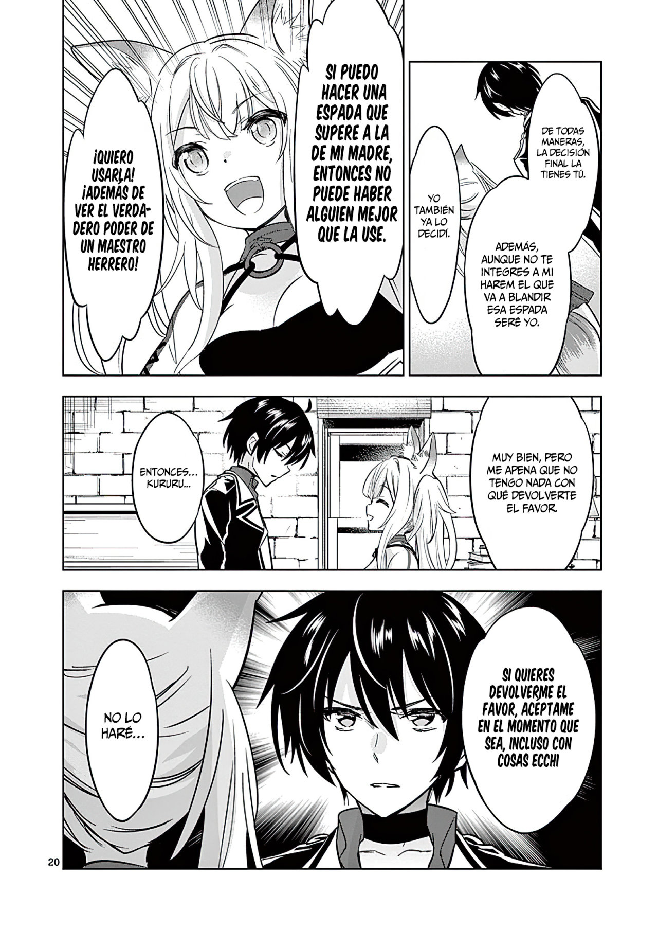 Shijou Saikyou Orc-san no Tanoshii Tanetsuke Harem Zukuri Capitulo 29: La Clase del Orco. página 22