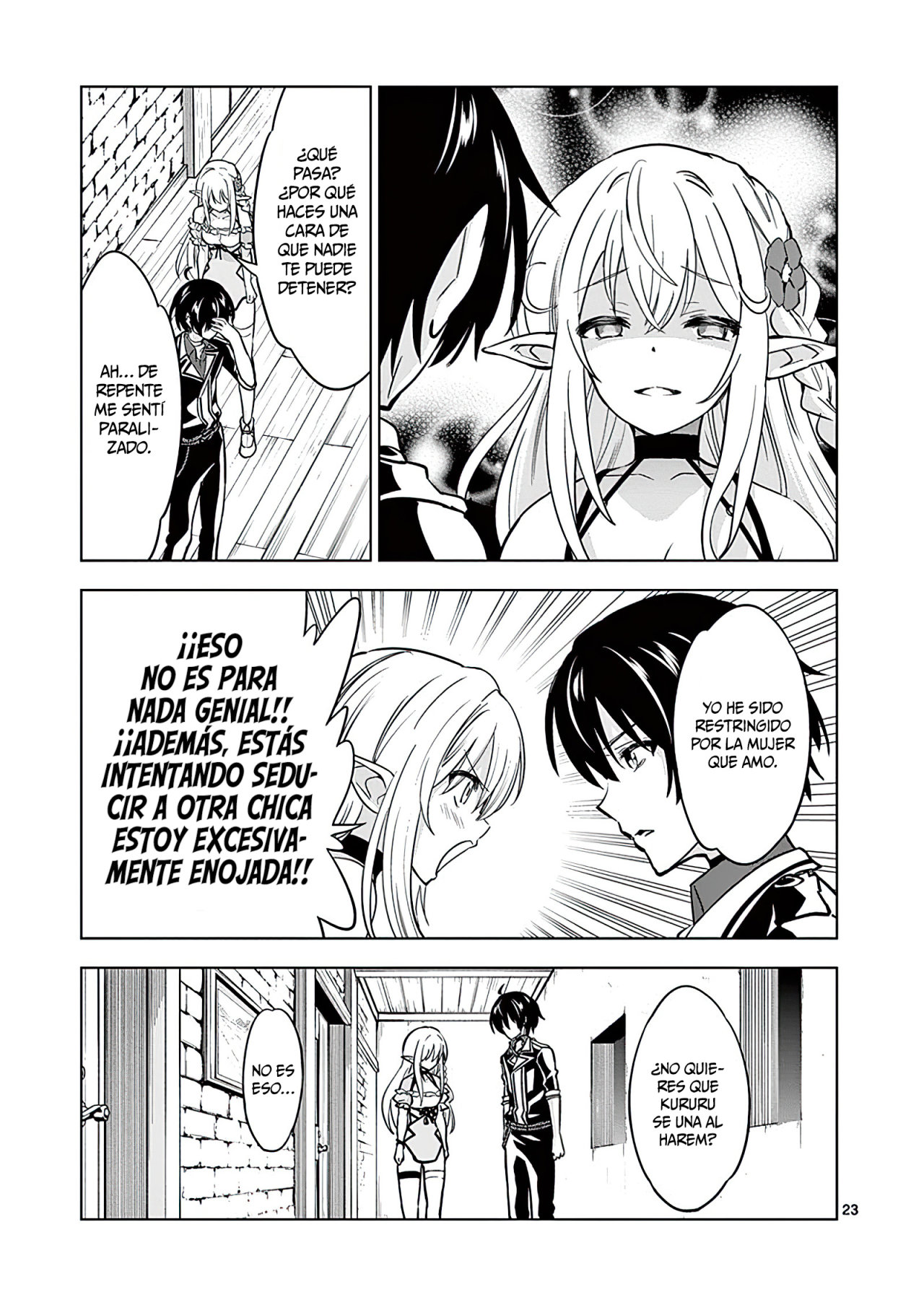 Shijou Saikyou Orc-san no Tanoshii Tanetsuke Harem Zukuri Capitulo 29: La Clase del Orco. página 25