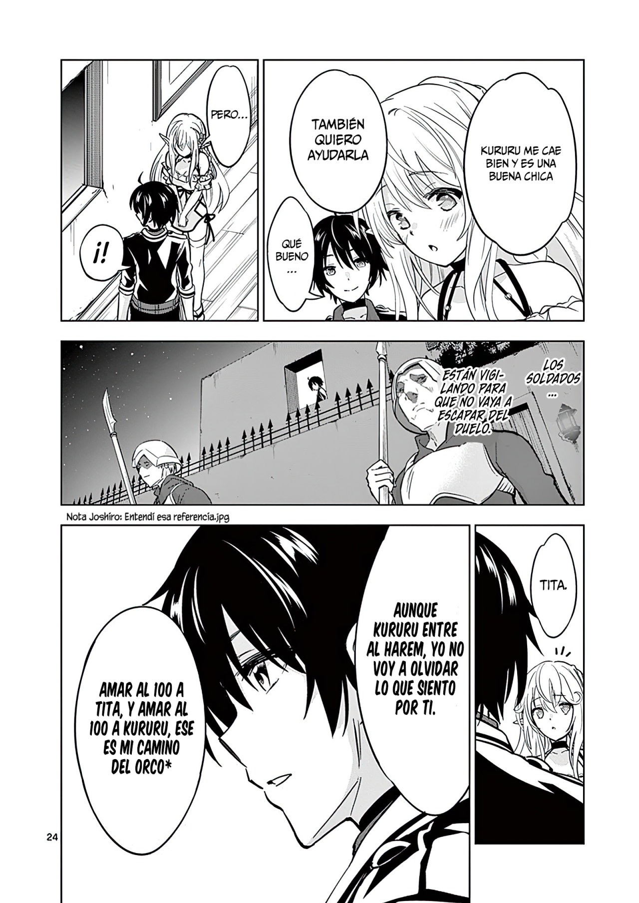 Shijou Saikyou Orc-san no Tanoshii Tanetsuke Harem Zukuri Capitulo 29: La Clase del Orco. página 26